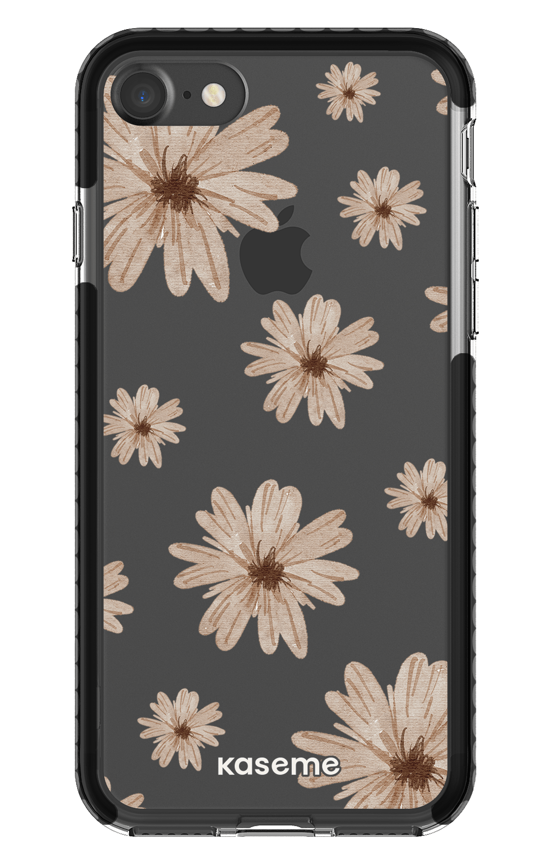 iPhone 7 Clear Case - Black Delicate Dreams Clear Case -