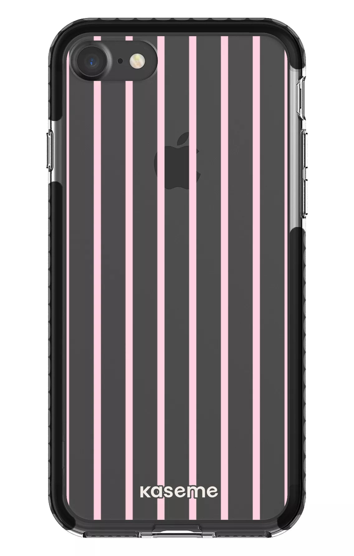 iPhone 7 Clear Case - Black Dolce Striscia Clear Case -
