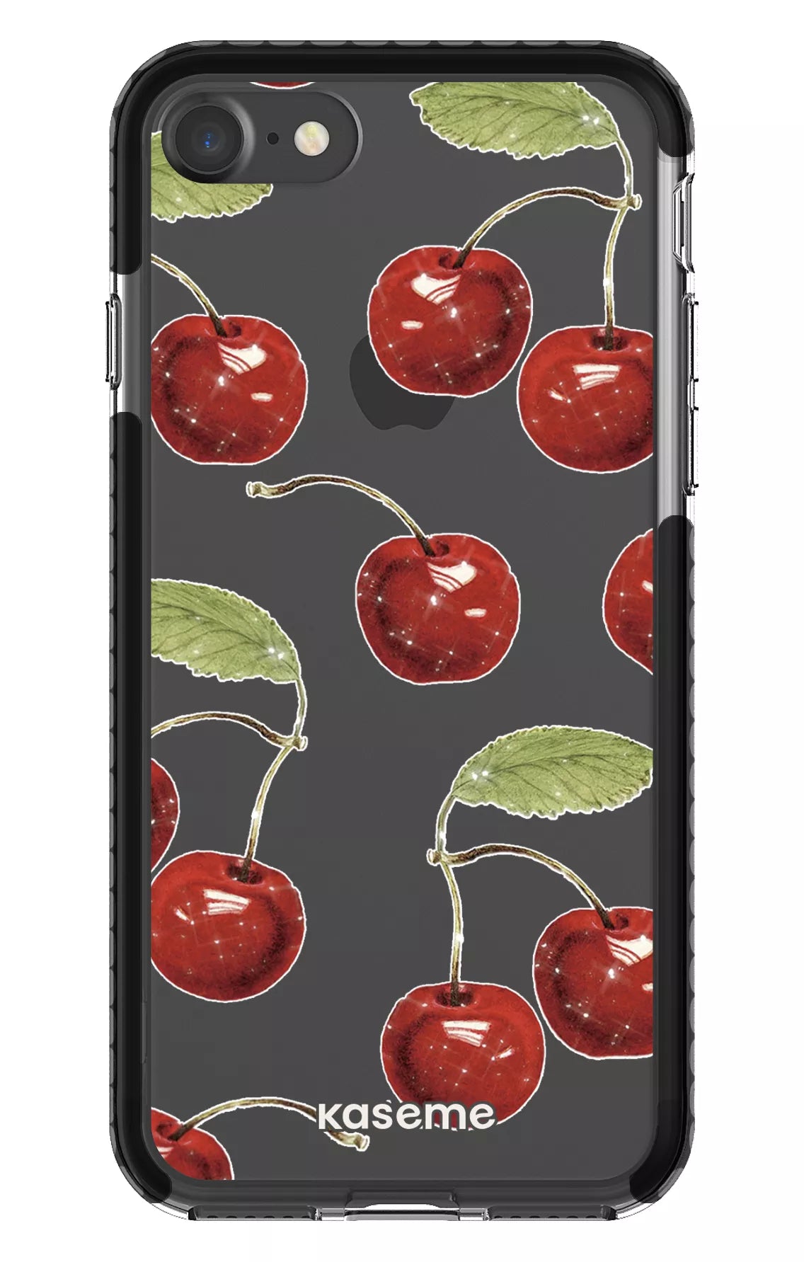 iPhone 7 Clear Case - Black Juicy Clear Case -