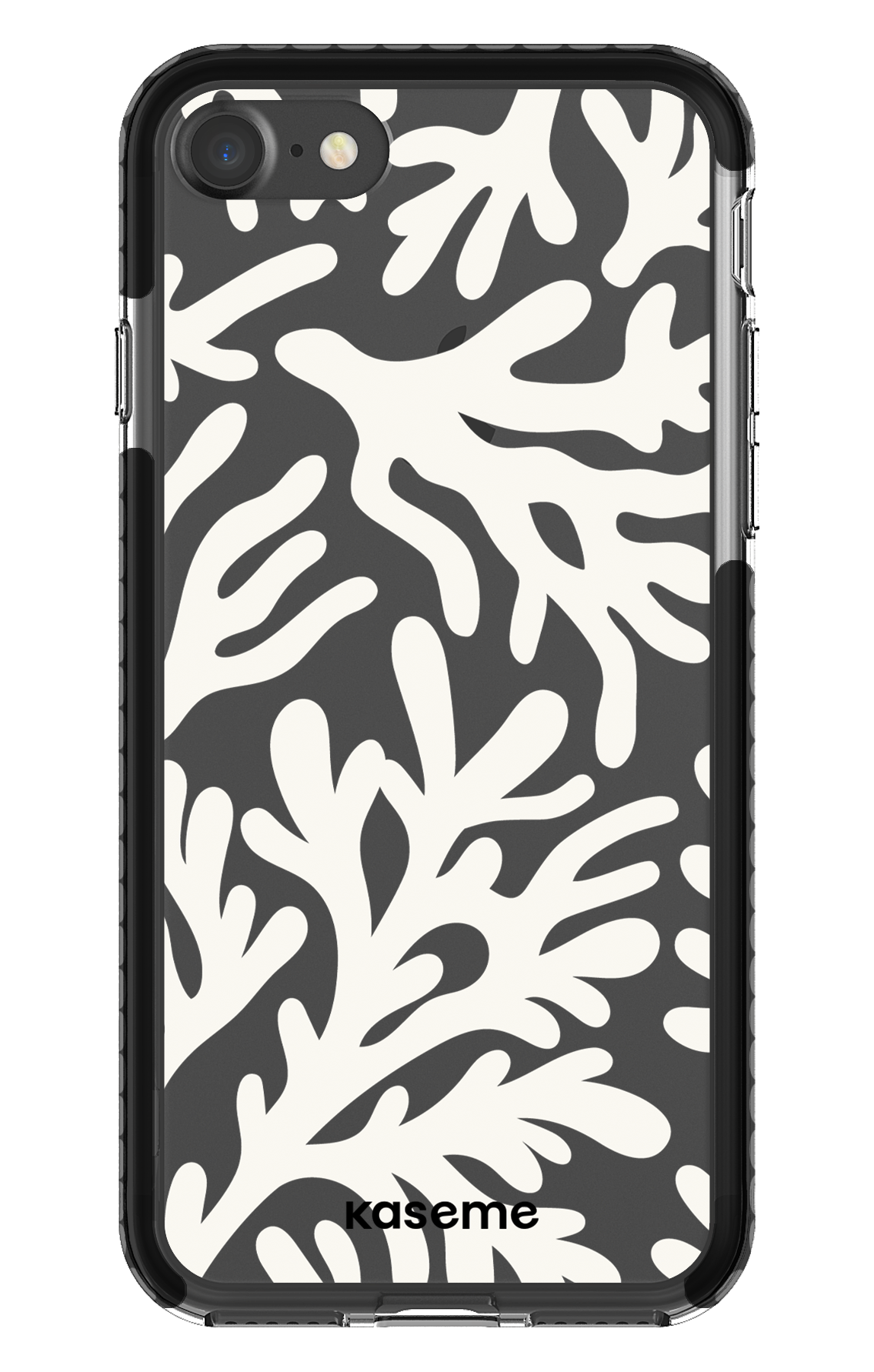 iPhone 7 Clear Case - Black Koralia Clear Case -