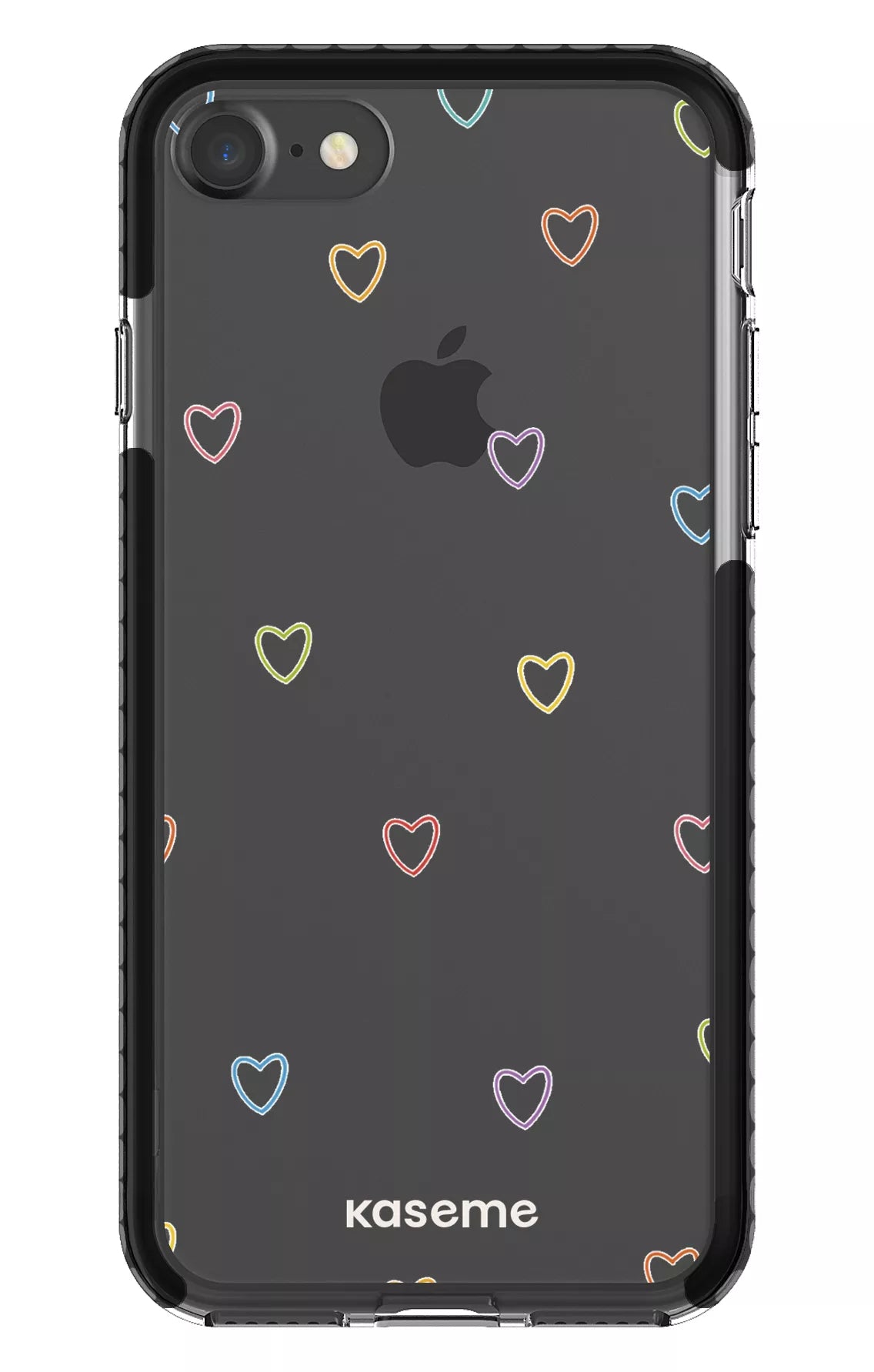 iPhone 7 Clear Case - Black Love Wins Clear Case -