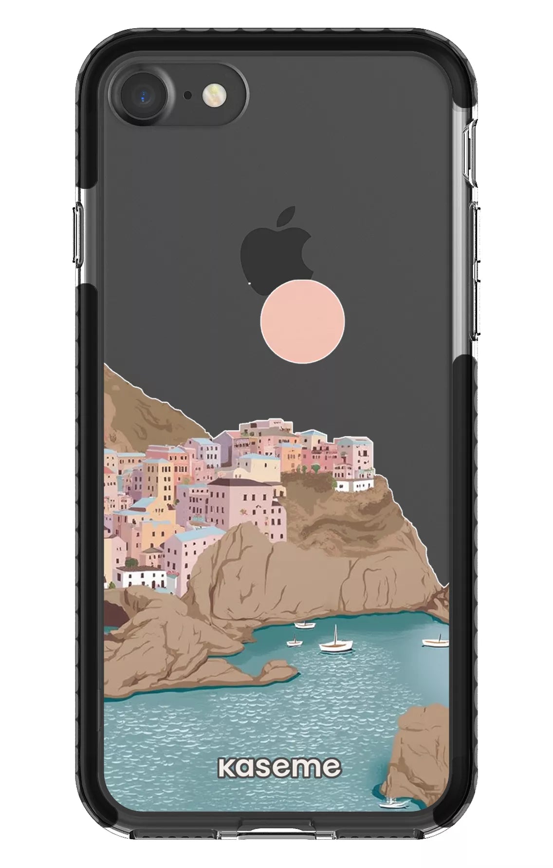 iPhone 7 Clear Case - Black Mediterrana Clear Case -