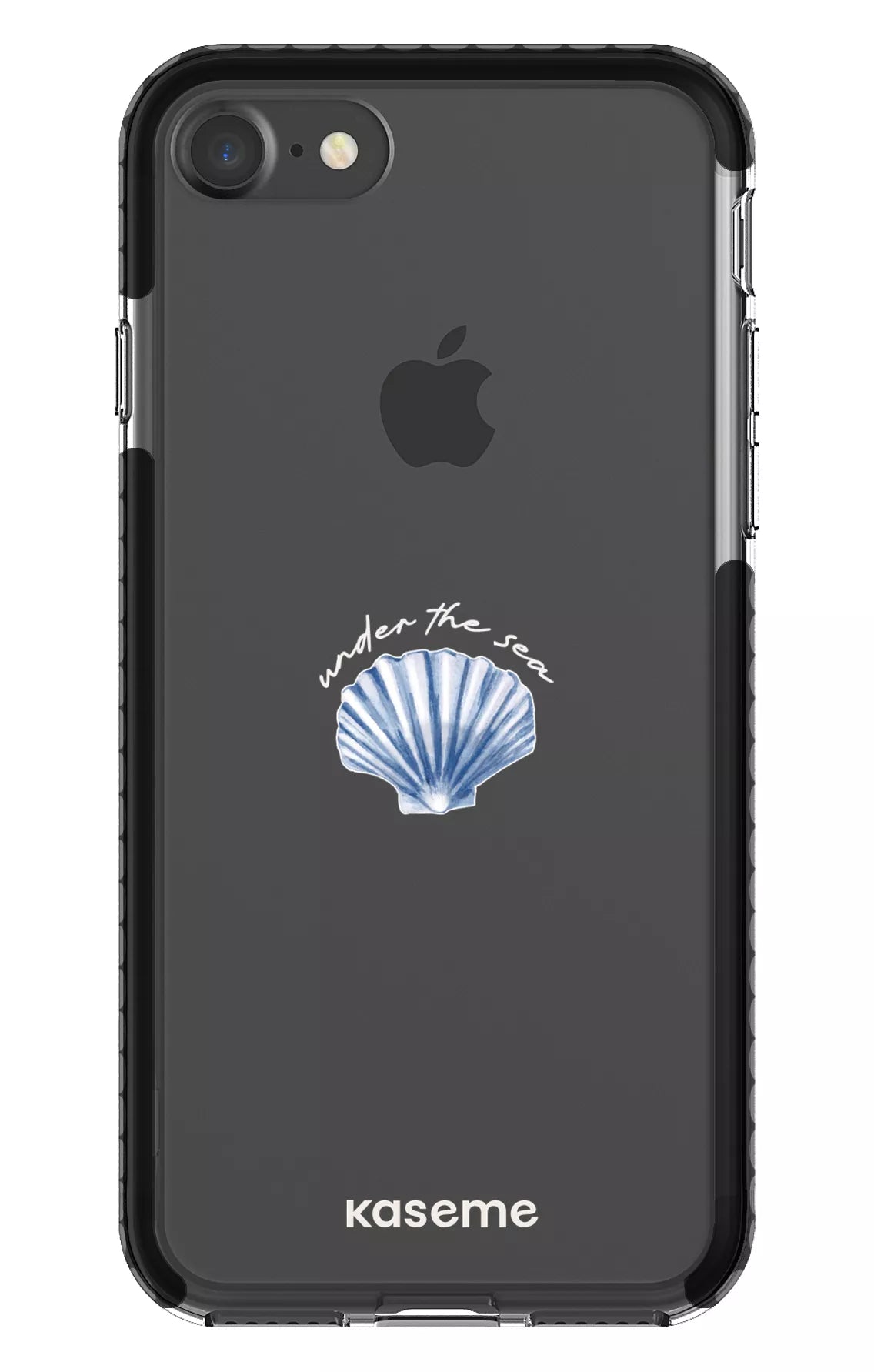 iPhone 7 Clear Case - Black Sealia Clear Case -