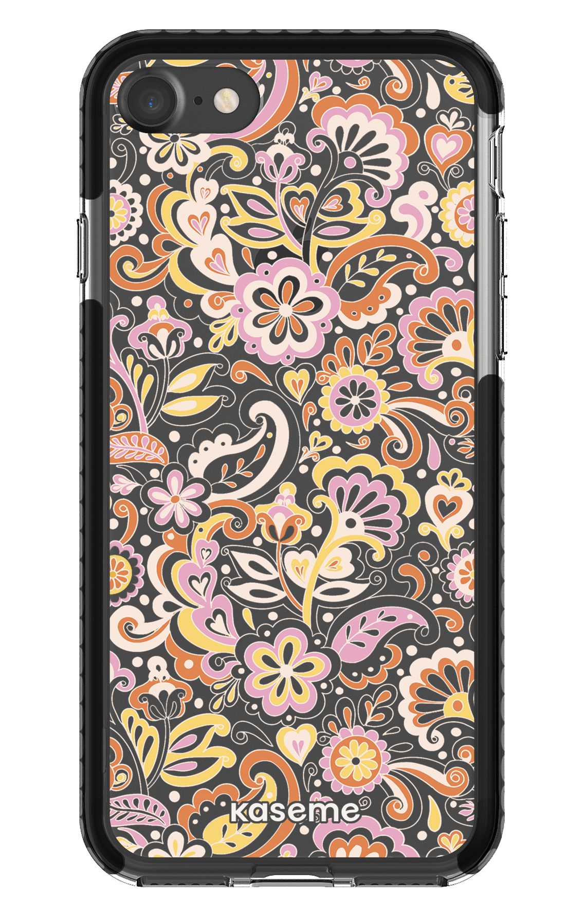 iPhone 7 Clear Case - Black Sunbathe Clear Case -