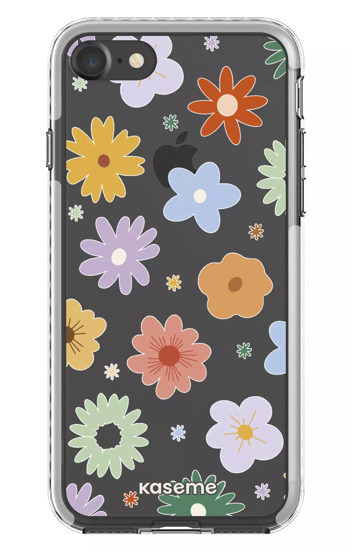 iPhone 7 Clear case - White Adore Clear Case -