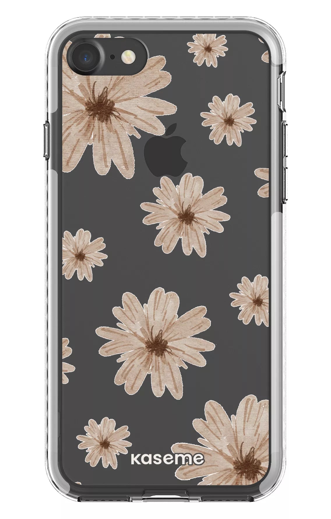 iPhone 7 Clear case - White Delicate Dreams Clear Case -