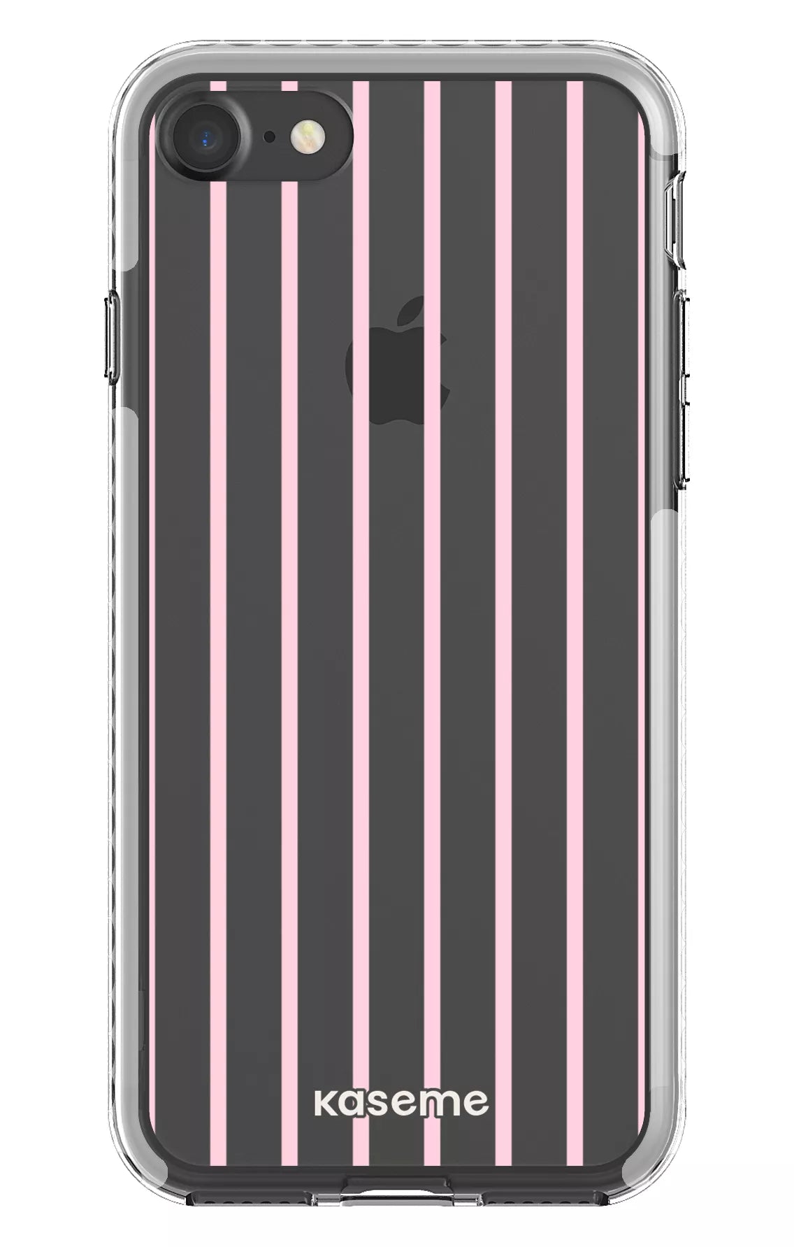 iPhone 7 Clear case - White Dolce Striscia Clear Case -