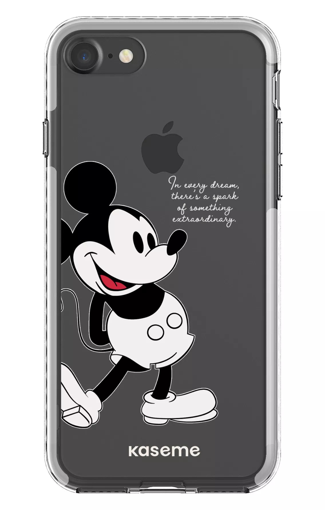 iPhone 7 Clear case - White Dreamscape Clear Case -