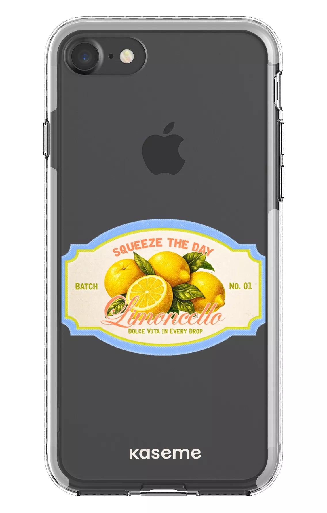 iPhone 7 Clear case - White Limoncello Clear Case -