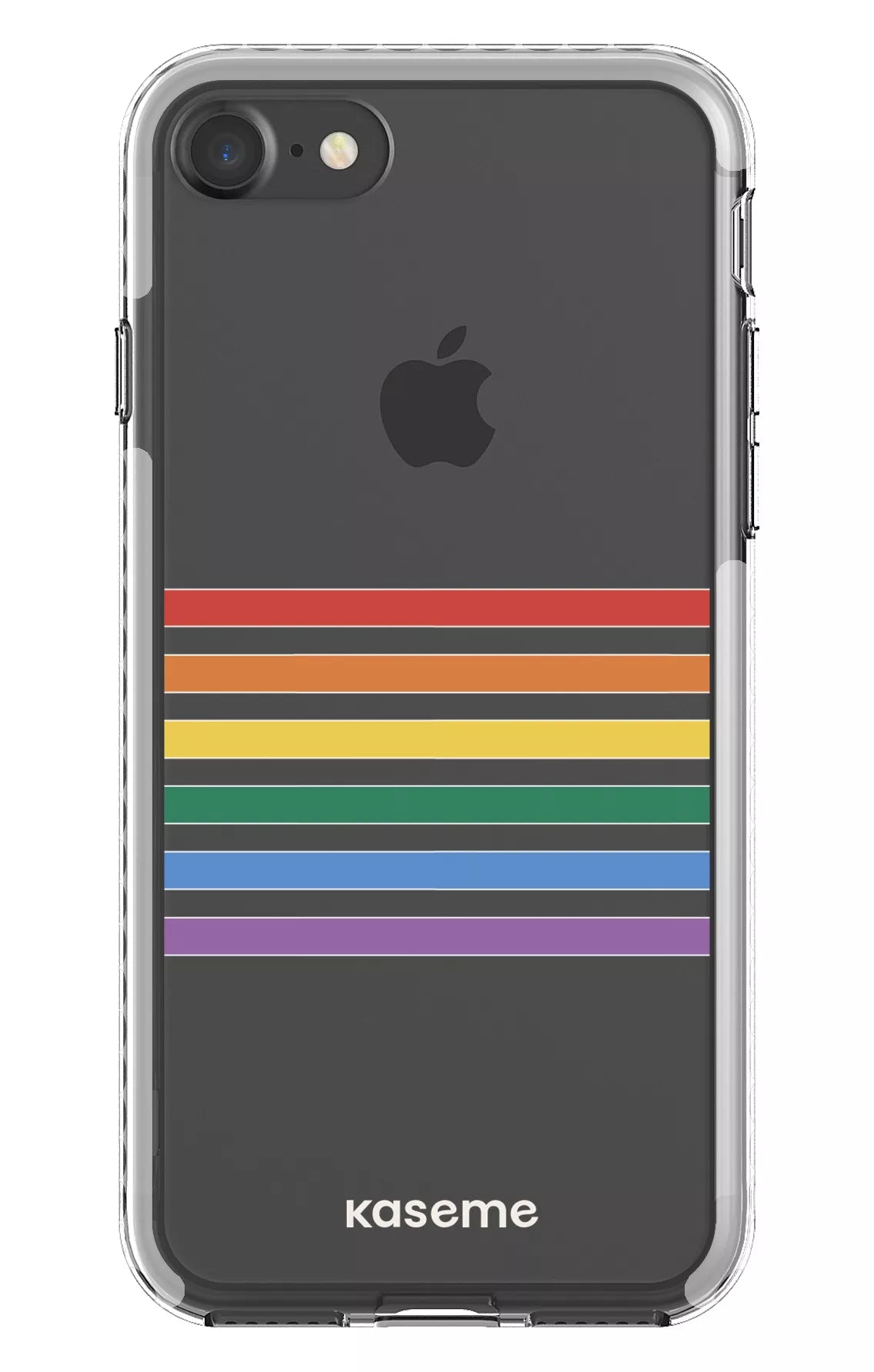 iPhone 7 Clear case - White Out and proud Clear Case -