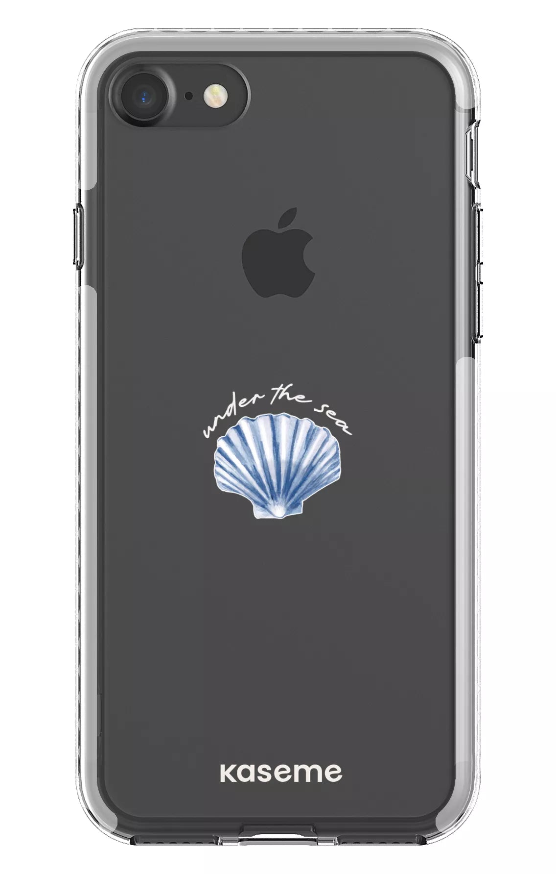 iPhone 7 Clear case - White Sealia Clear Case -