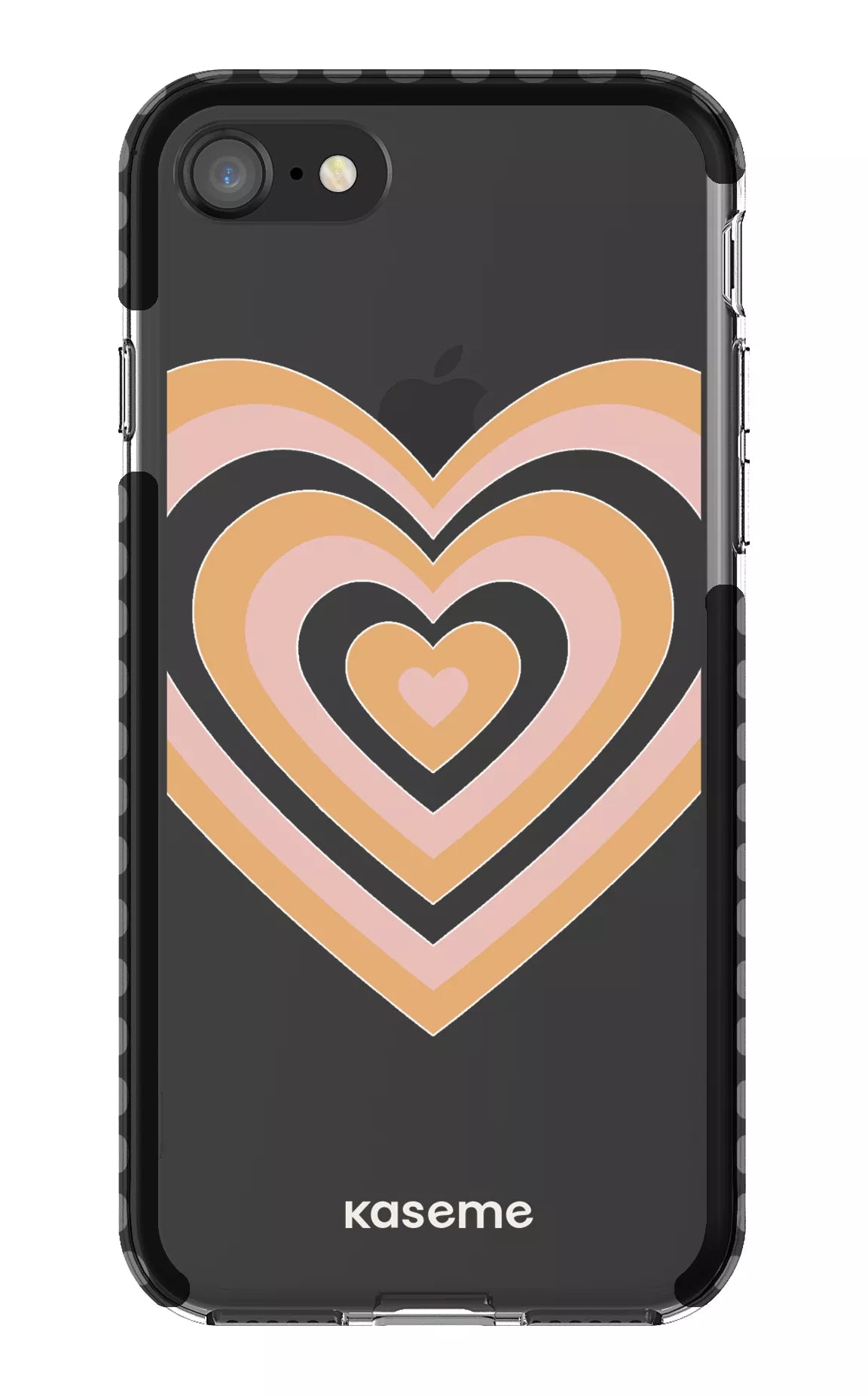 iPhone 8 Clear Case - Black Amor Clear Case -