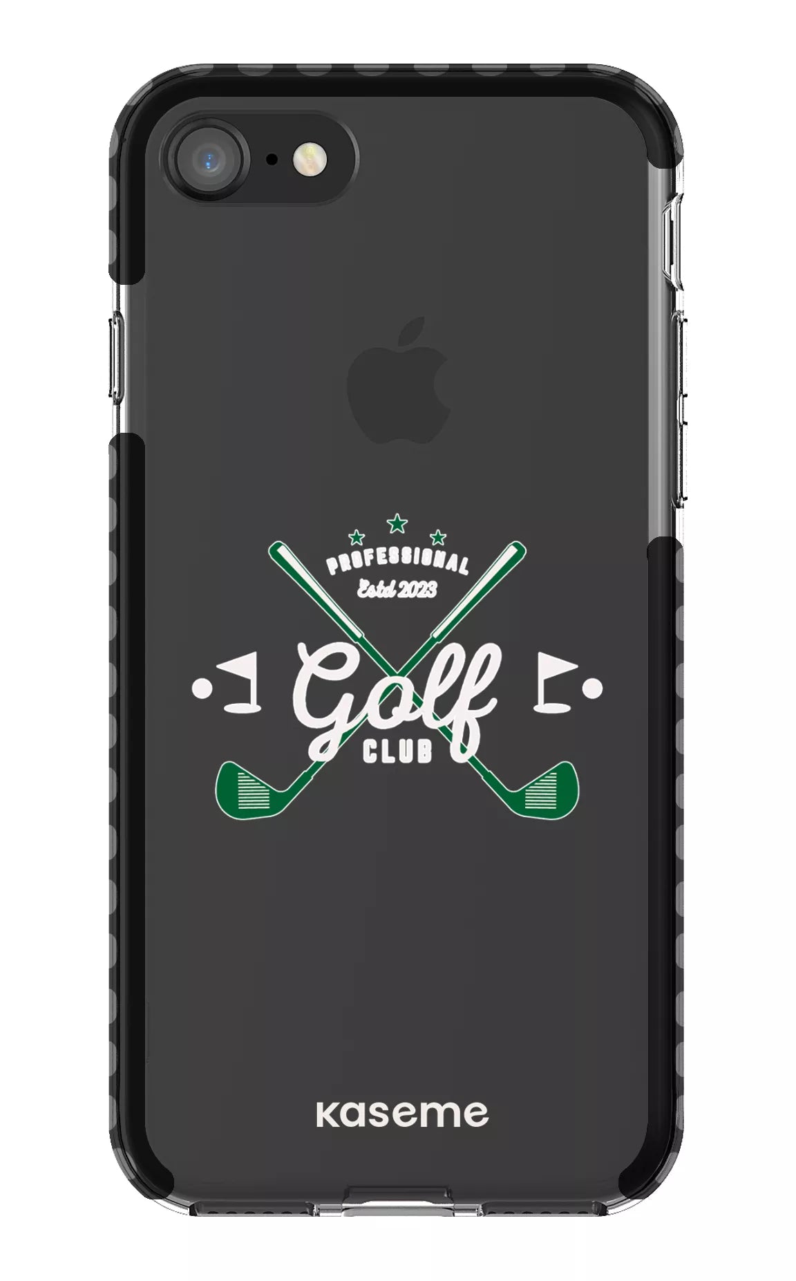 iPhone 8 Clear Case - Black Bogey Clear Case -
