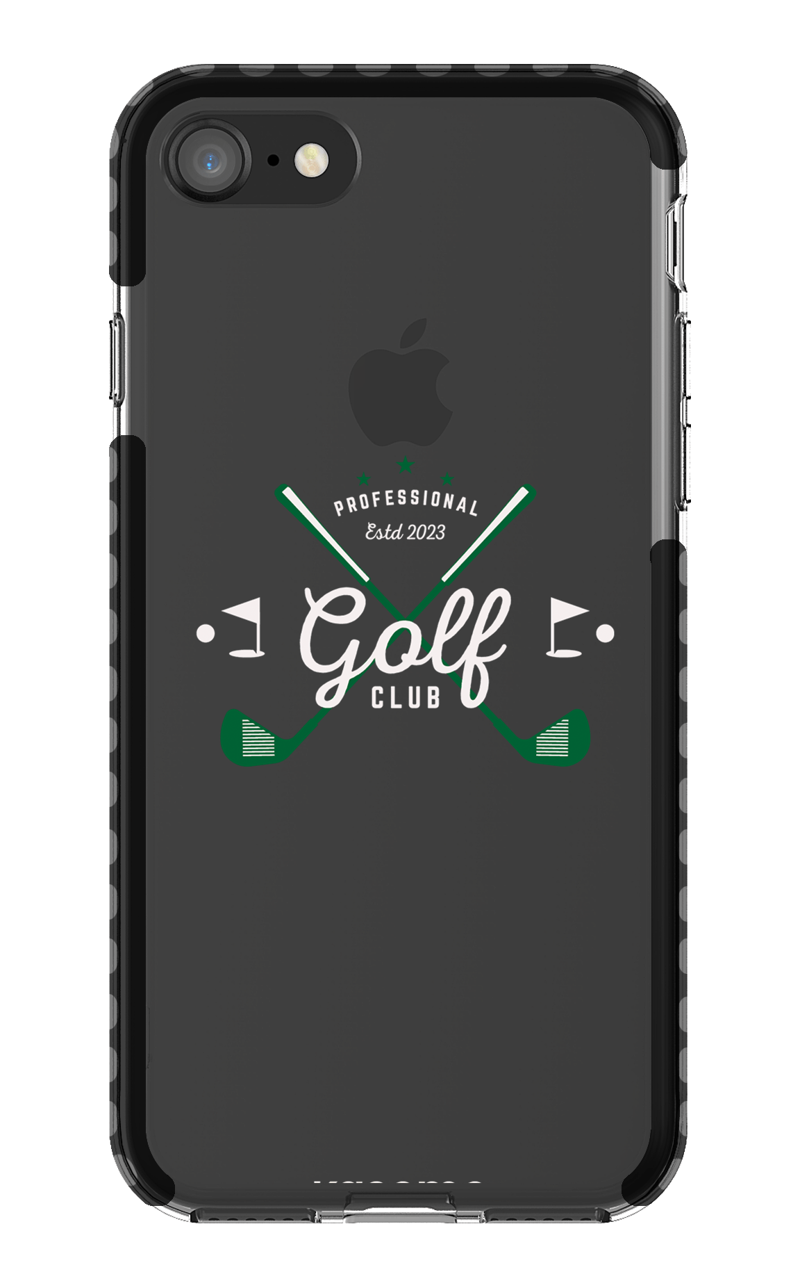 iPhone 8 Clear Case - Black Bogey clear case -