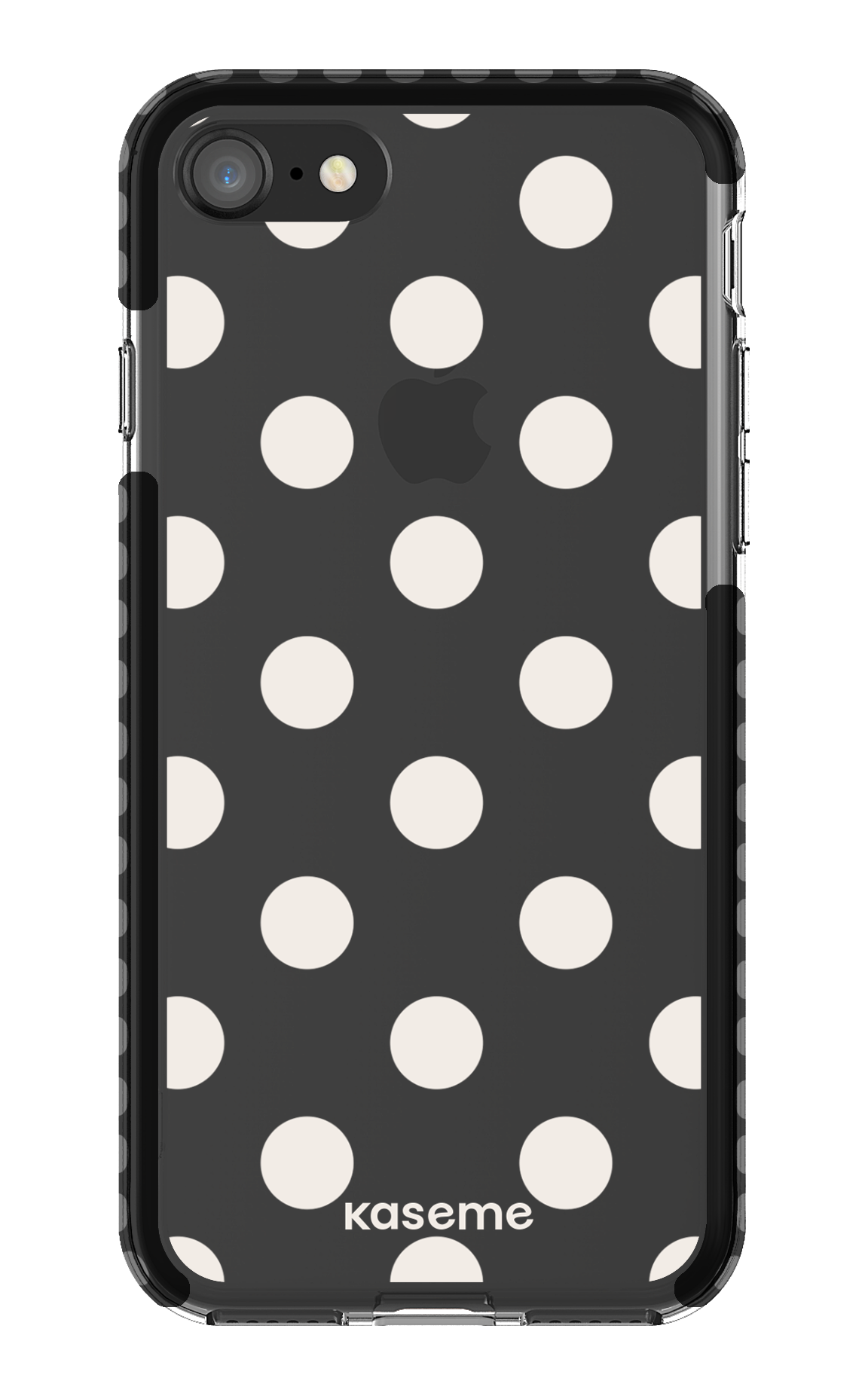 iPhone 8 Clear Case - Black Couture Clear Case -