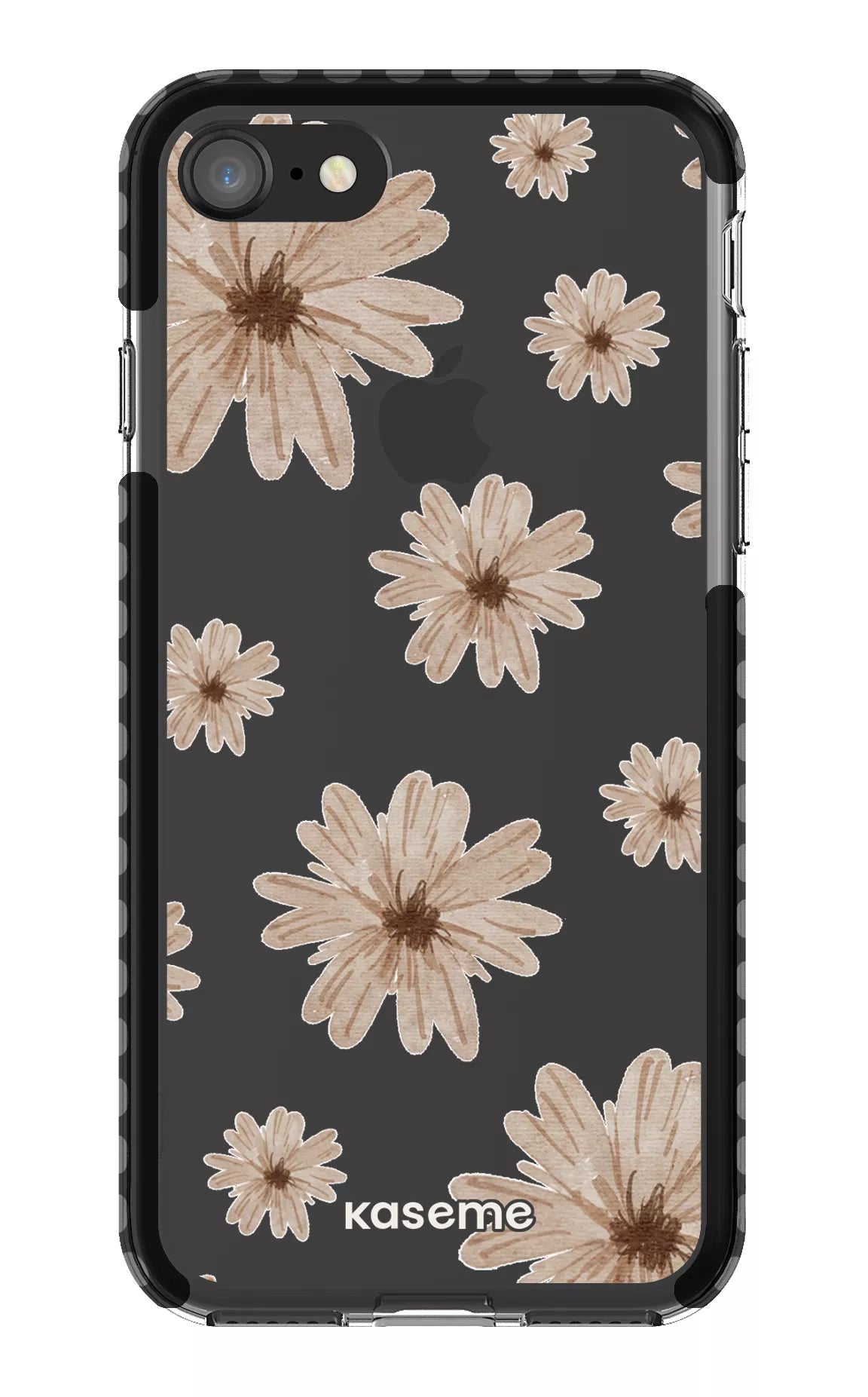 iPhone 8 Clear Case - Black Delicate Dreams Clear Case -