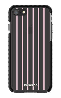 iPhone 8 Clear Case - Black Dolce Striscia Clear Case -