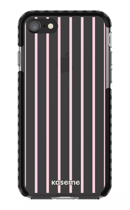 iPhone 8 Clear Case - Black Dolce Striscia Clear Case -