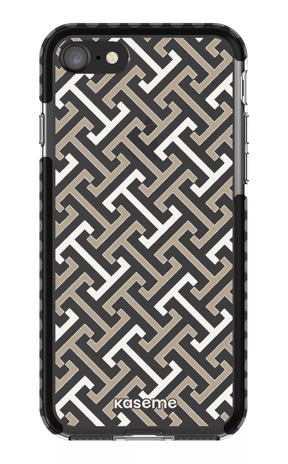 iPhone 8 Clear Case - Black Elite Clear Case -