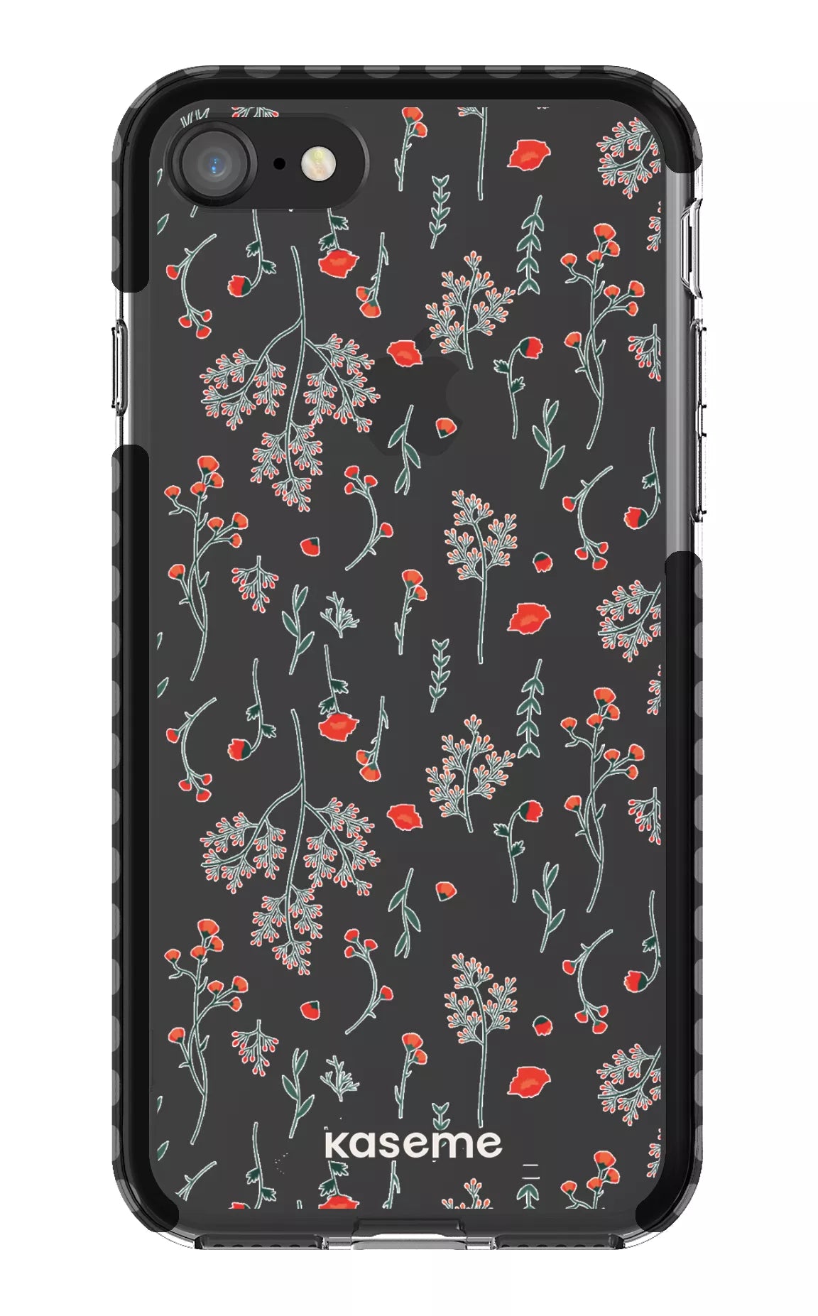 iPhone 8 Clear Case - Black Evelyn Clear Case -