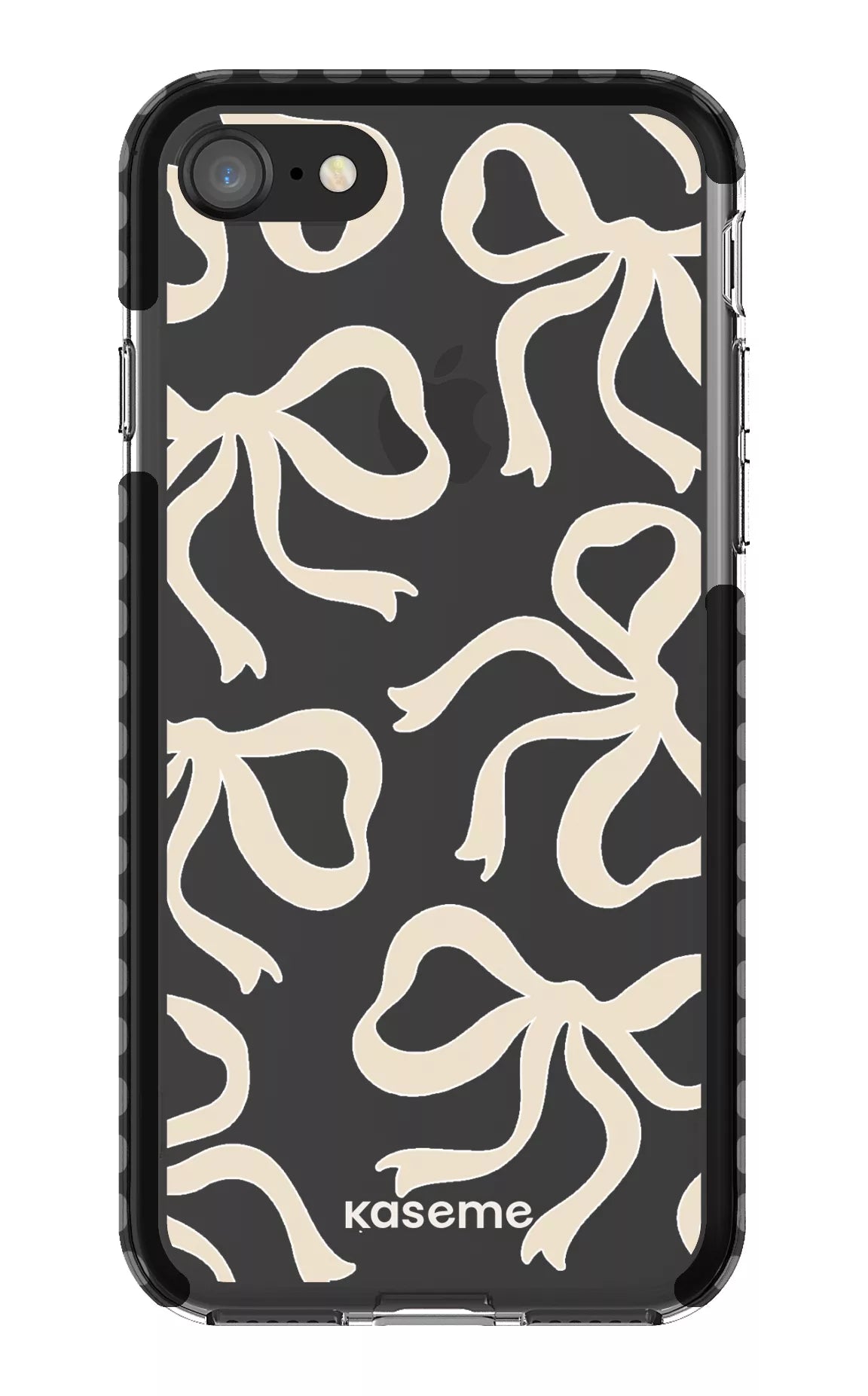 iPhone 8 Clear Case - Black Lace Clear Case -