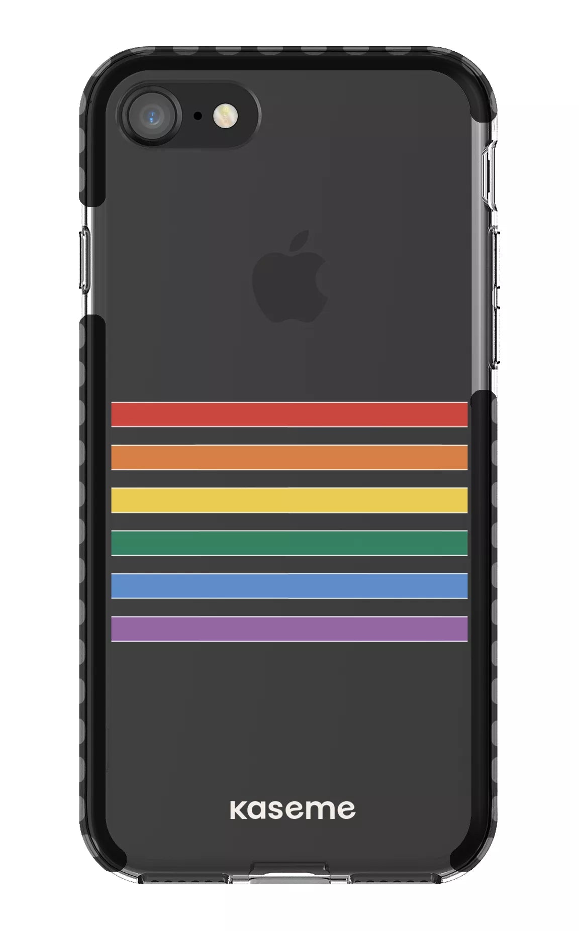 iPhone 8 Clear Case - Black Out and proud Clear Case -