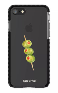 iPhone 8 Clear Case - Black Sicilia Clear Case -