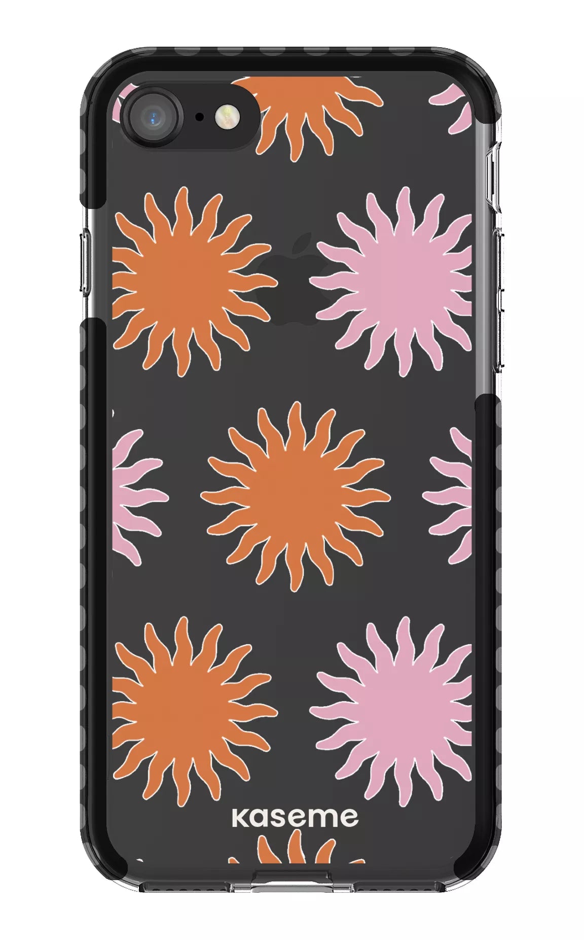 iPhone 8 Clear Case - Black Vitamin Sea Clear Case -