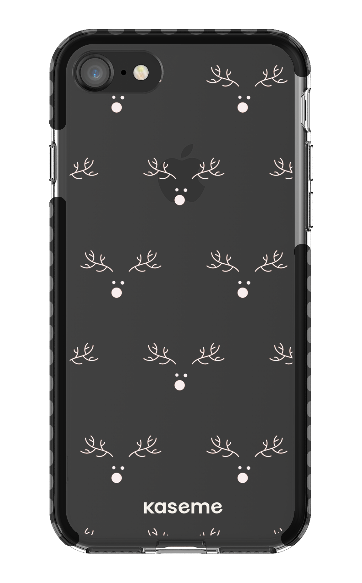 iPhone 8 Clear Case - Black Vixen Clear Case -
