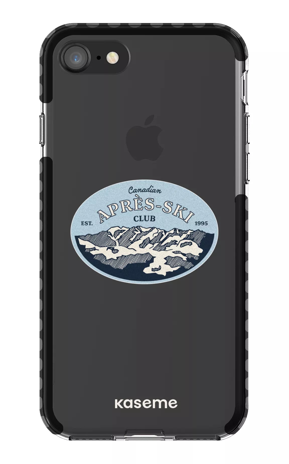 iPhone 8 Clear Case - Black Whistler Clear Case -