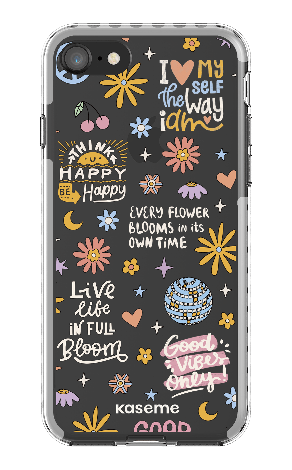 iPhone 8 Clear Case - White Candid clear case -