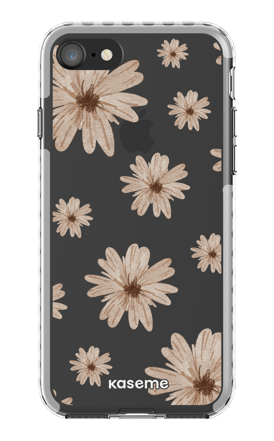 iPhone 8 Clear Case - White Delicate Dreams Clear Case -