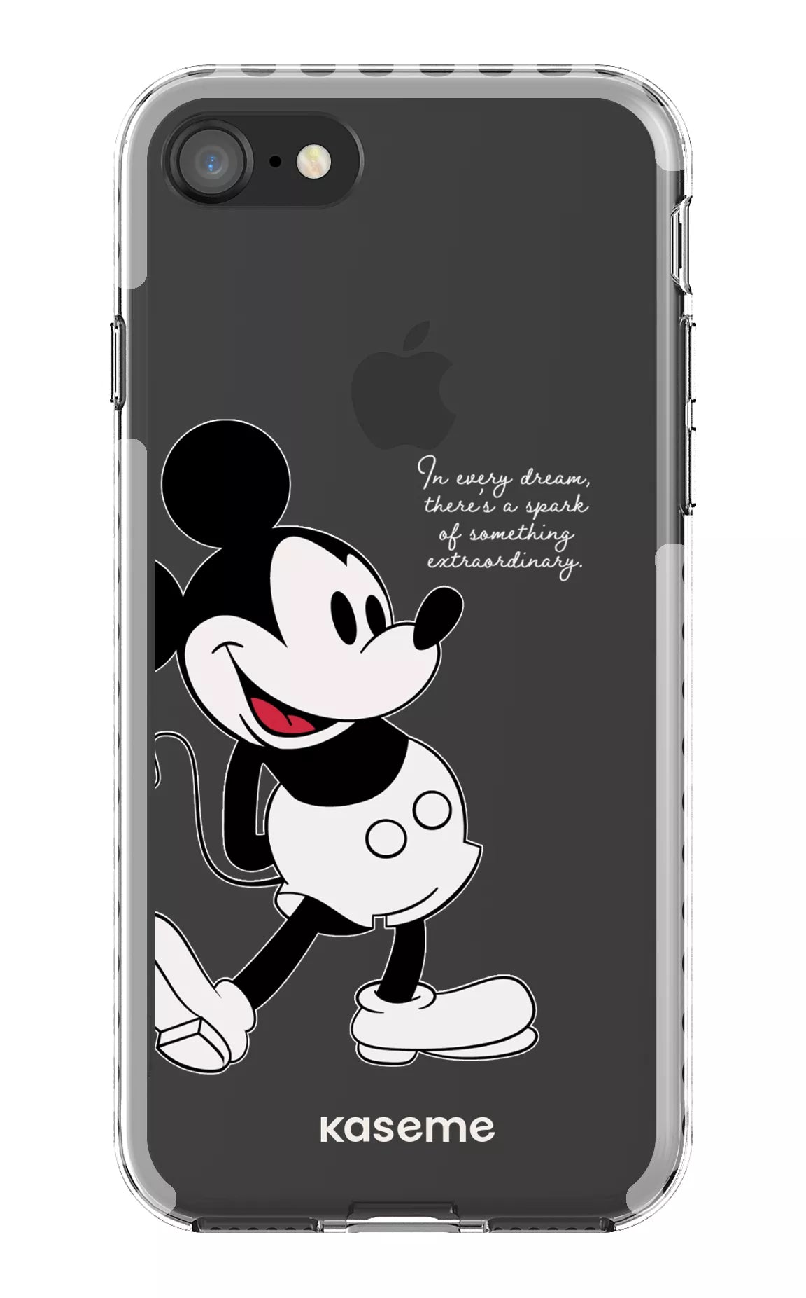 iPhone 8 Clear Case - White Dreamscape Clear Case -