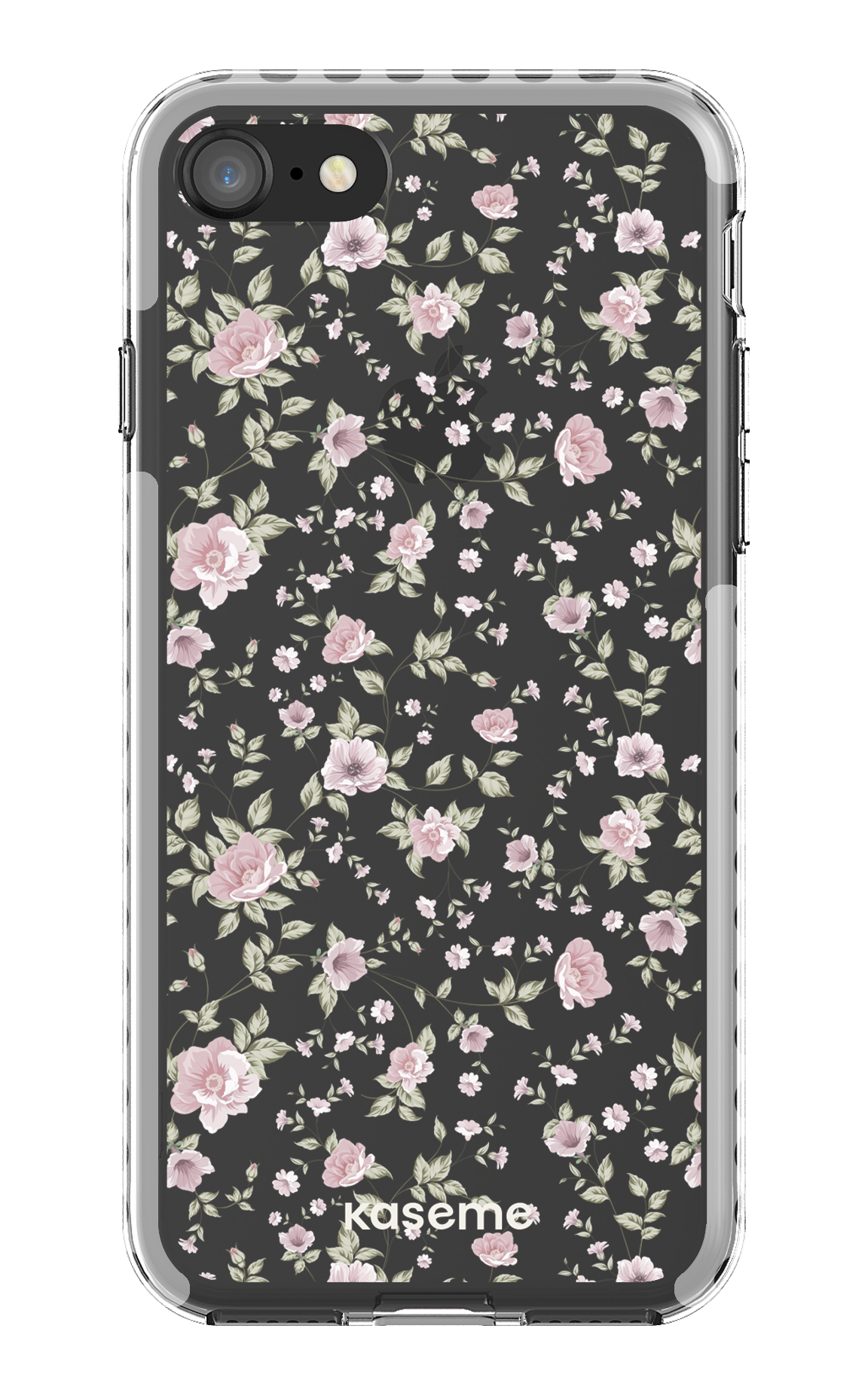 iPhone 8 Clear Case - White La Vie en Rose Clear Case -