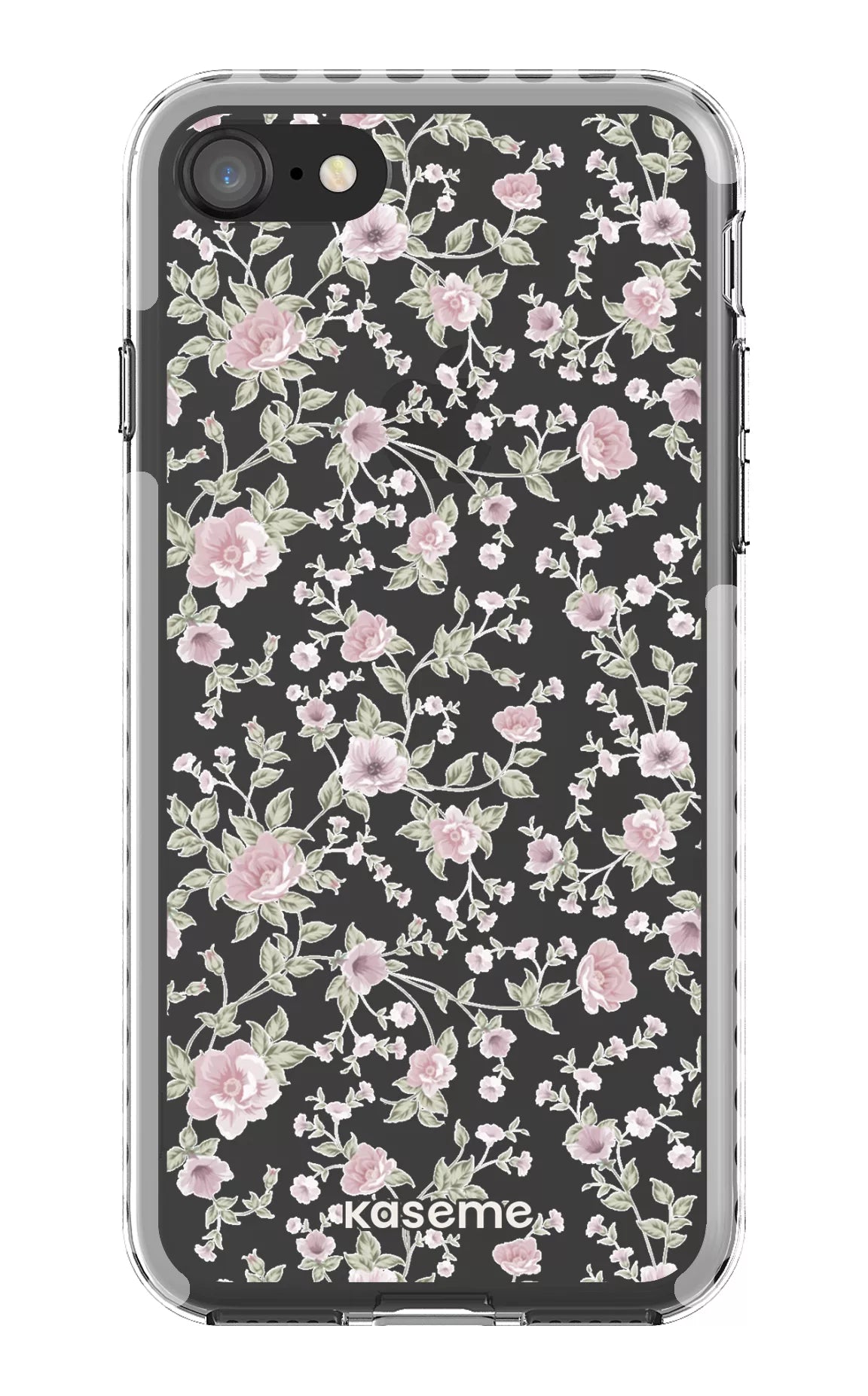 iPhone 8 Clear Case - White La Vie en Rose Clear Case -