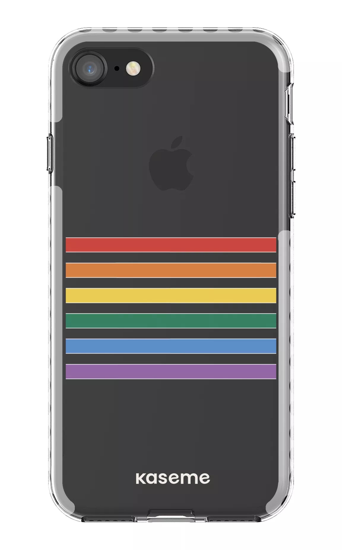 iPhone 8 Clear Case - White Out and proud Clear Case -