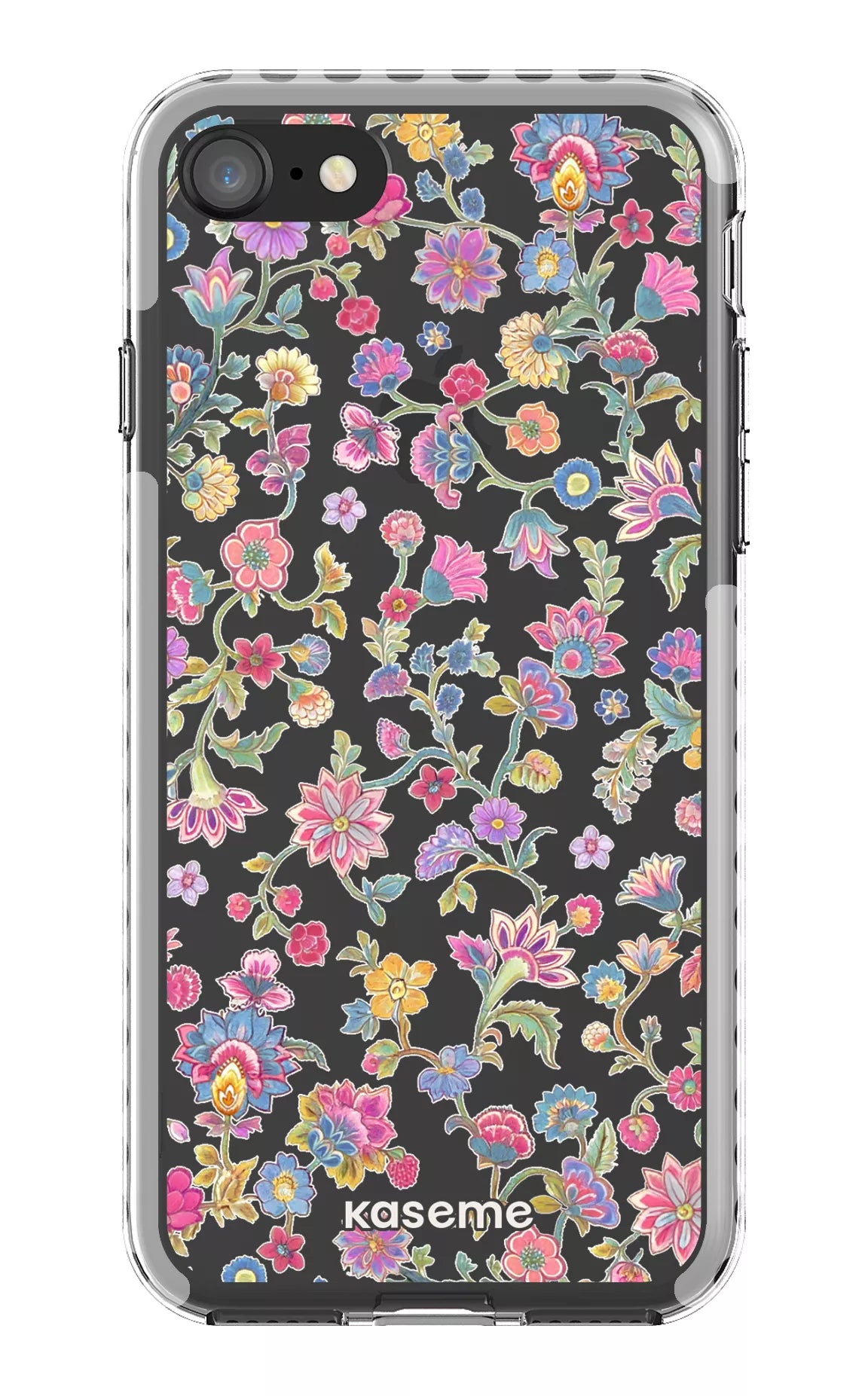 iPhone 8 Clear Case - White Secret Garden Clear Case -
