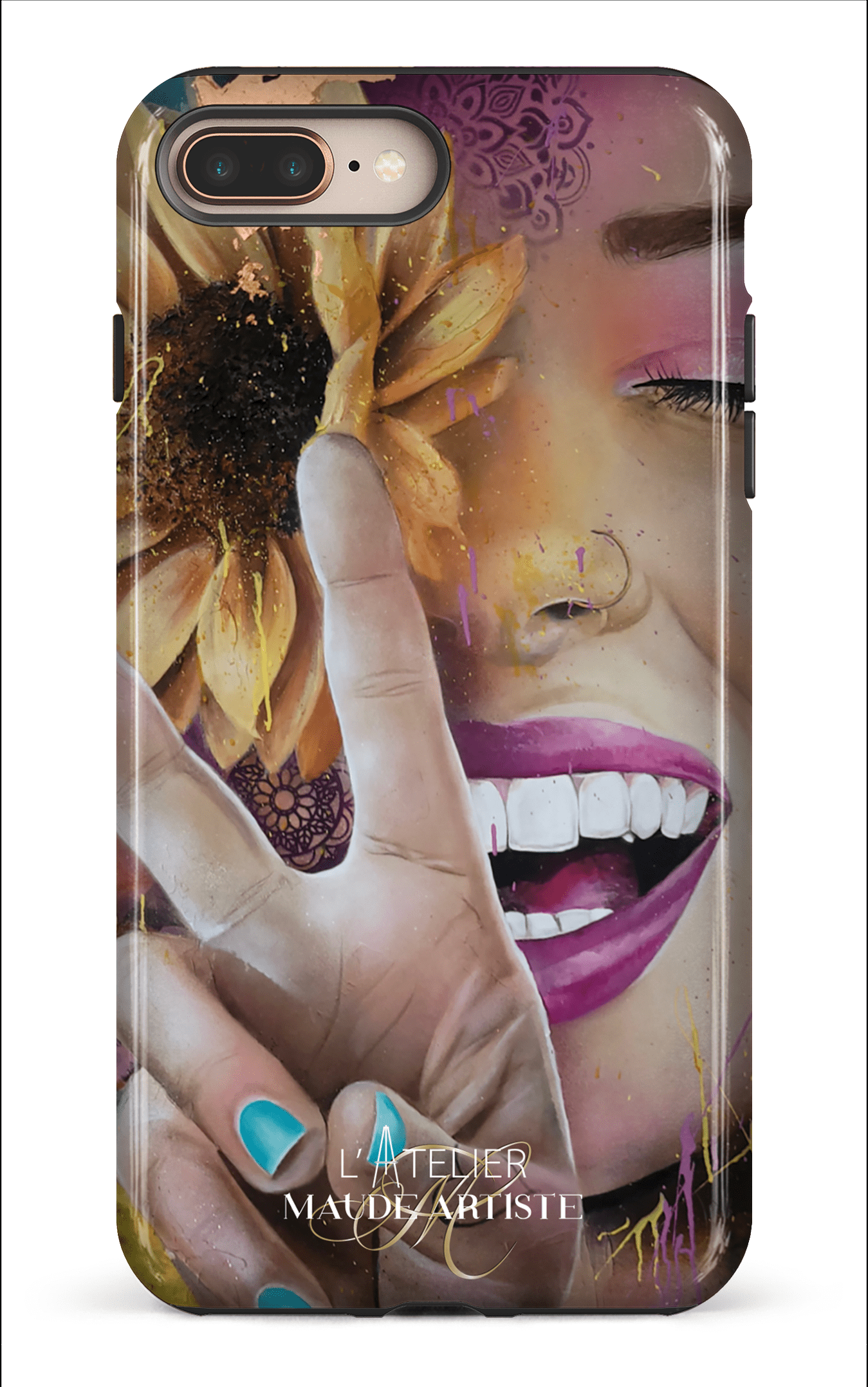 iPhone 8 Plus Tough Around Peace by Maude -