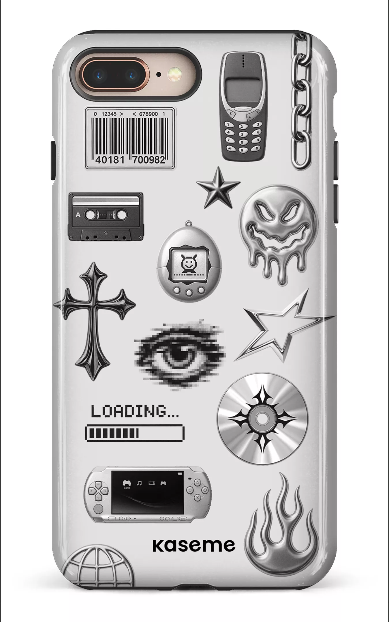 iPhone 8 Plus Tough Chrome -