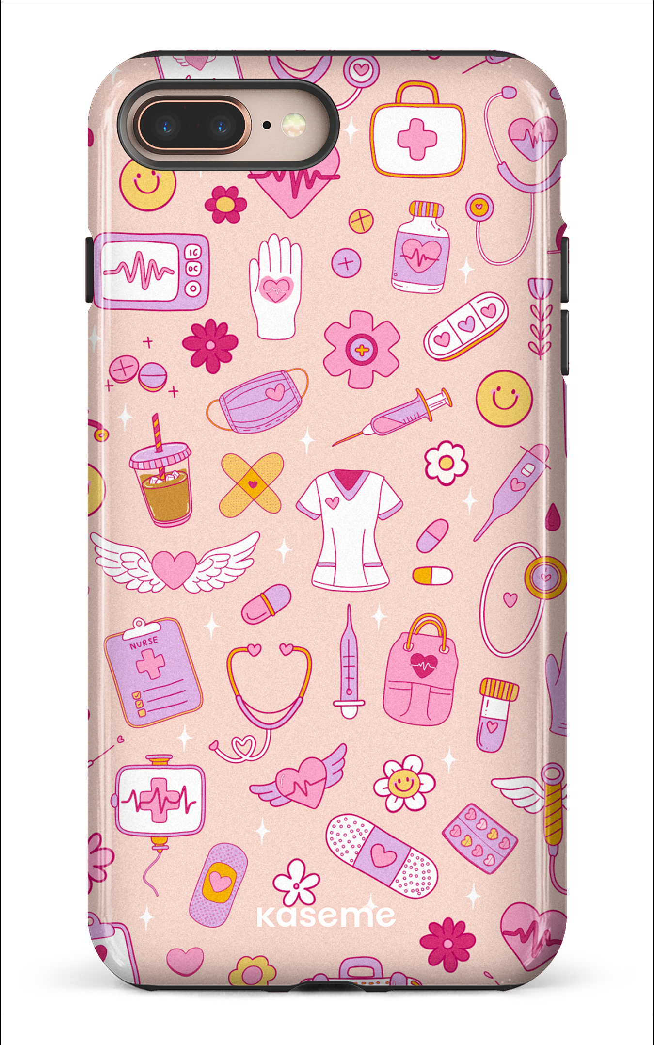 iPhone 8 Plus Tough Code Pink -