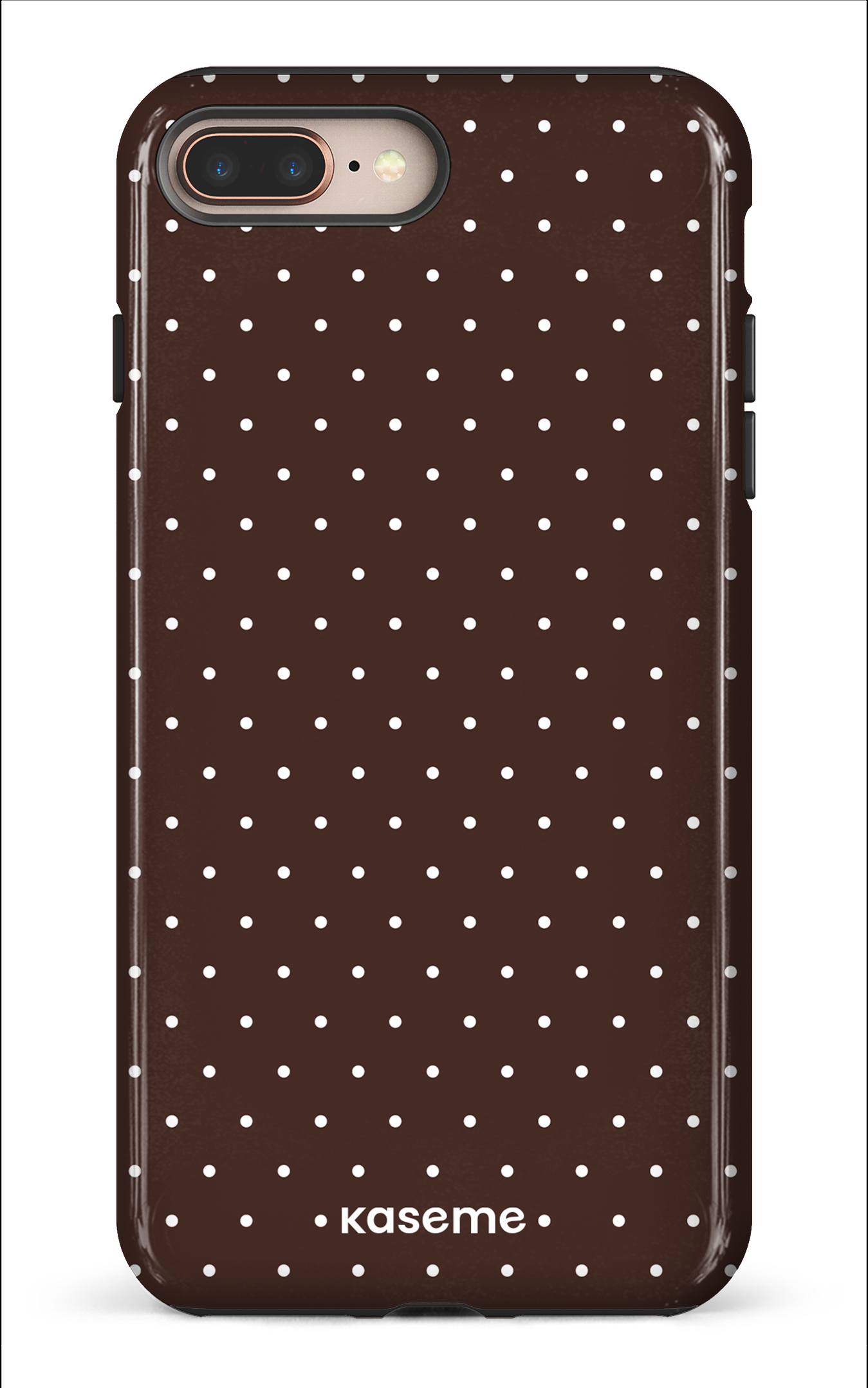 iPhone 8 Plus Tough Ditsy Brown -
