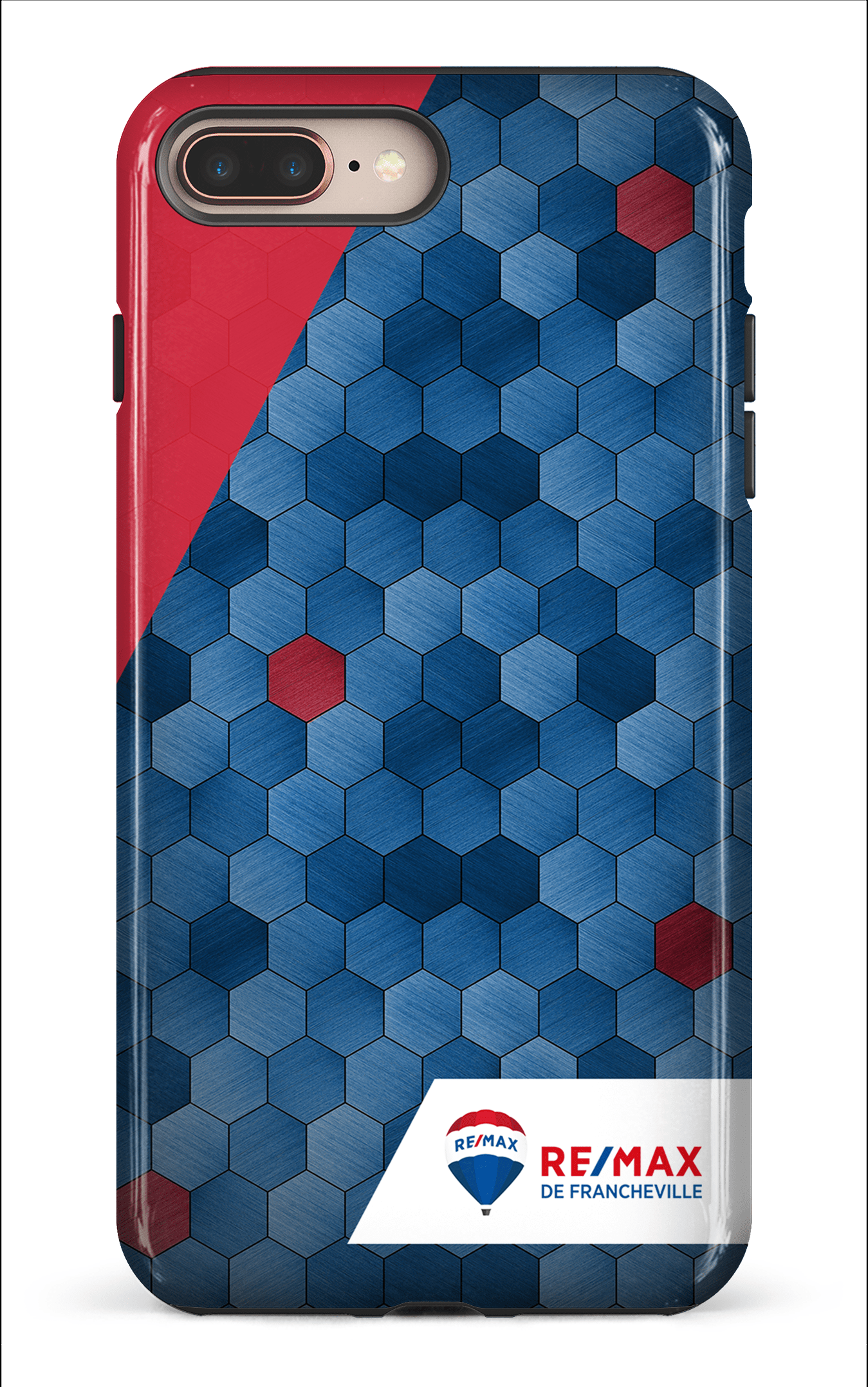 iPhone 8 Plus Tough Exagones texturés de Francheville -