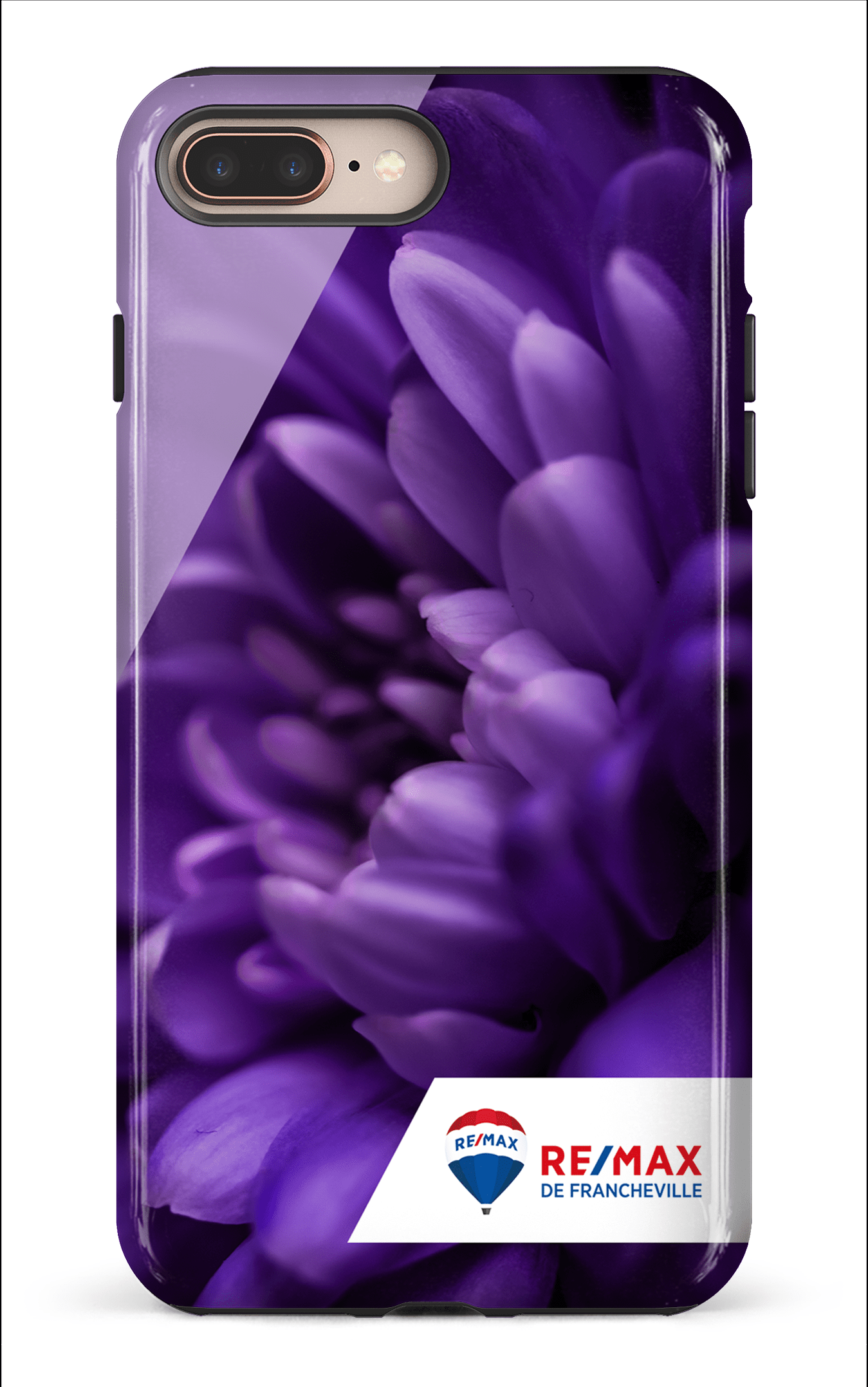 iPhone 8 Plus Tough Fleur gros plan de Francheville -