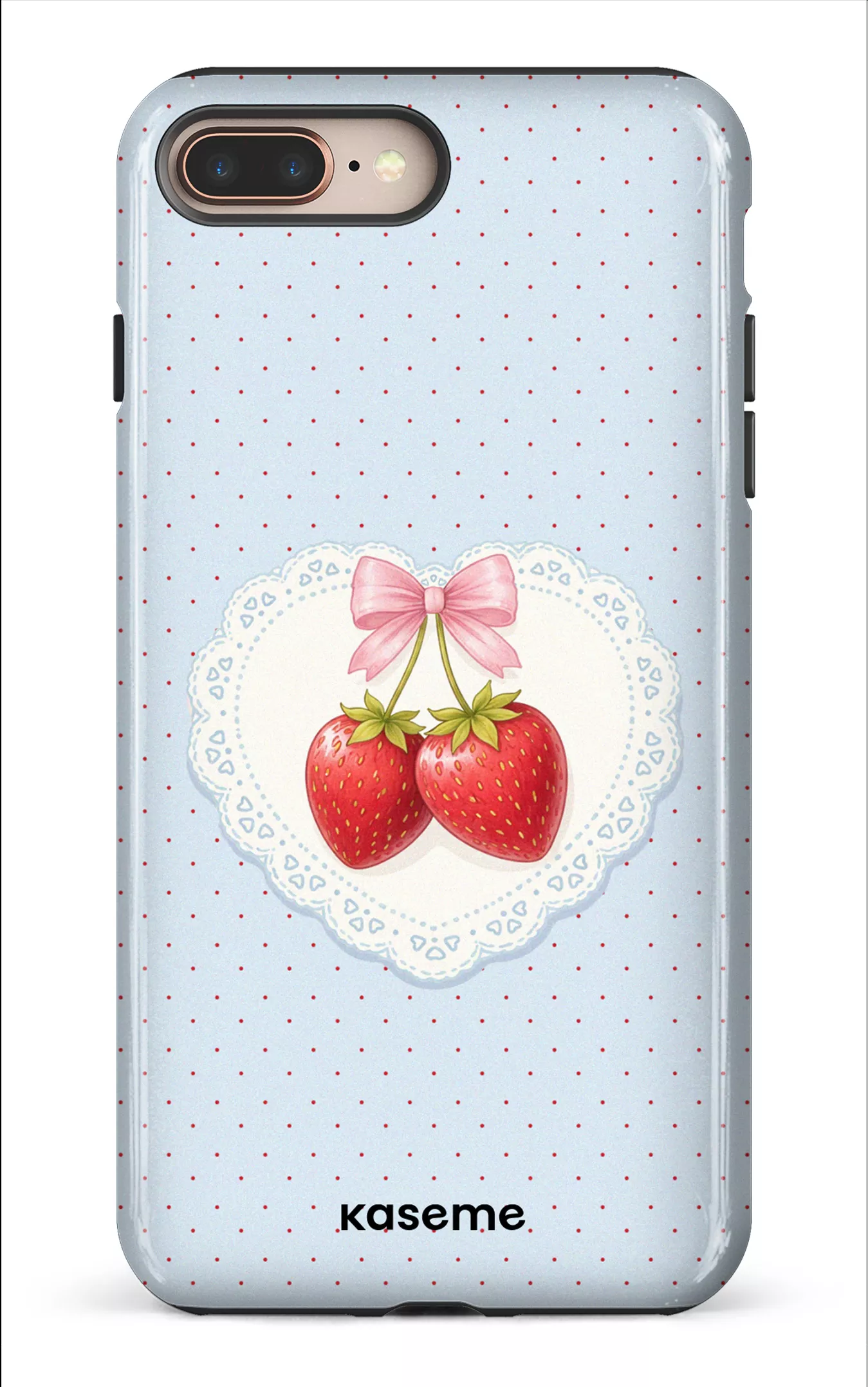 iPhone 8 Plus Tough Fresa Lace Blue -