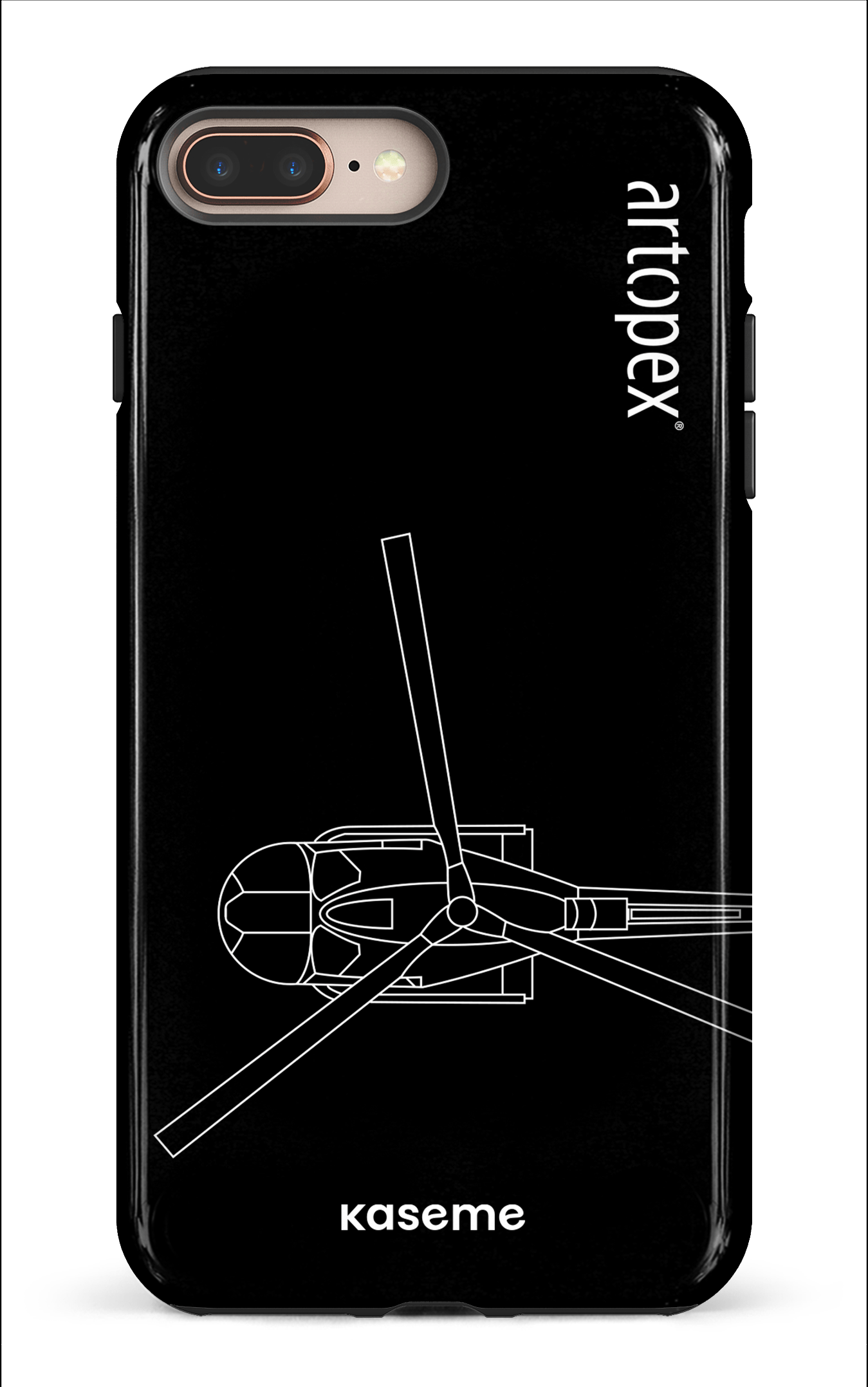 iPhone 8 Plus Tough L'hélico par Artopex -