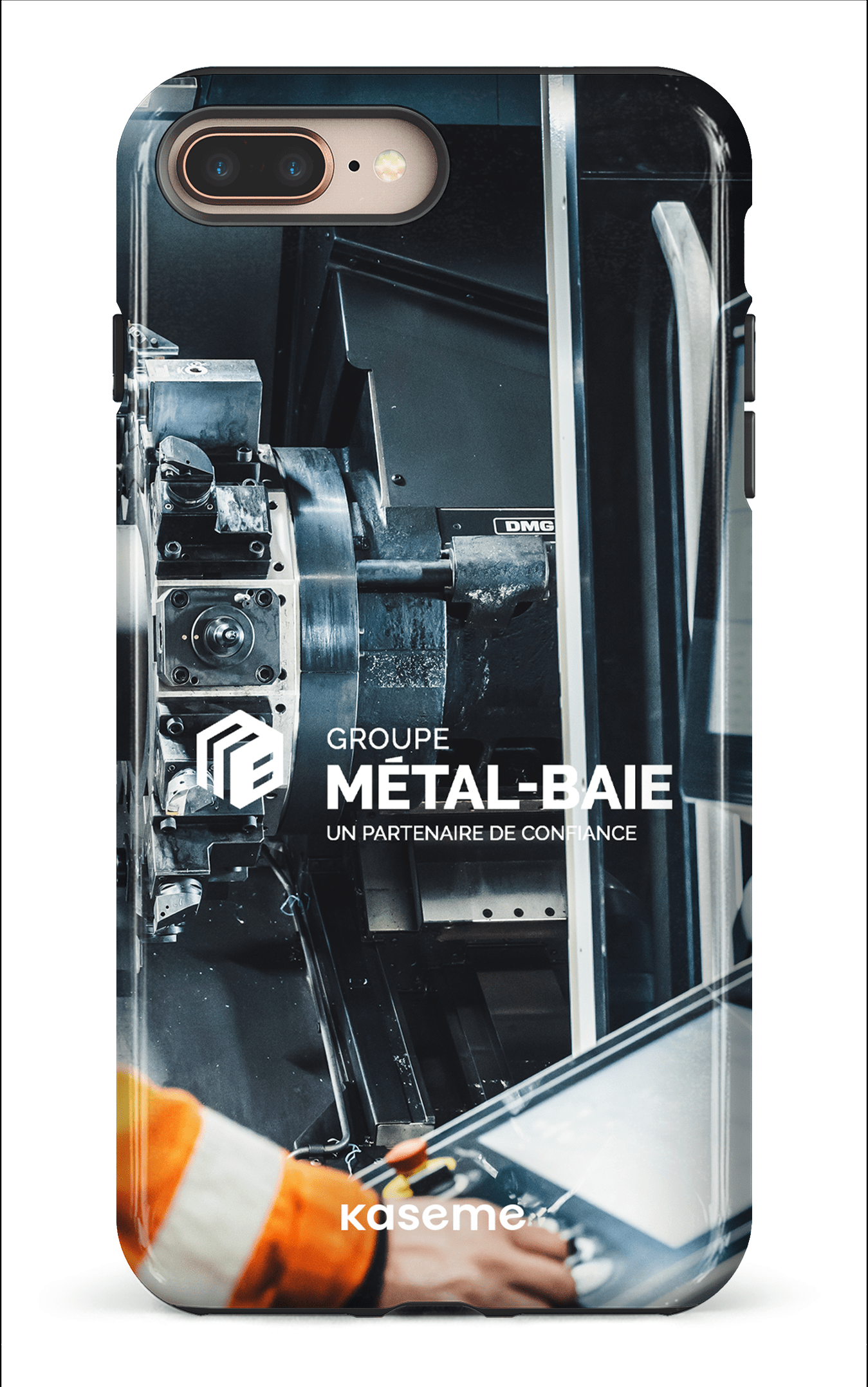 iPhone 8 Plus Tough Le machinage par Métal-Baie -
