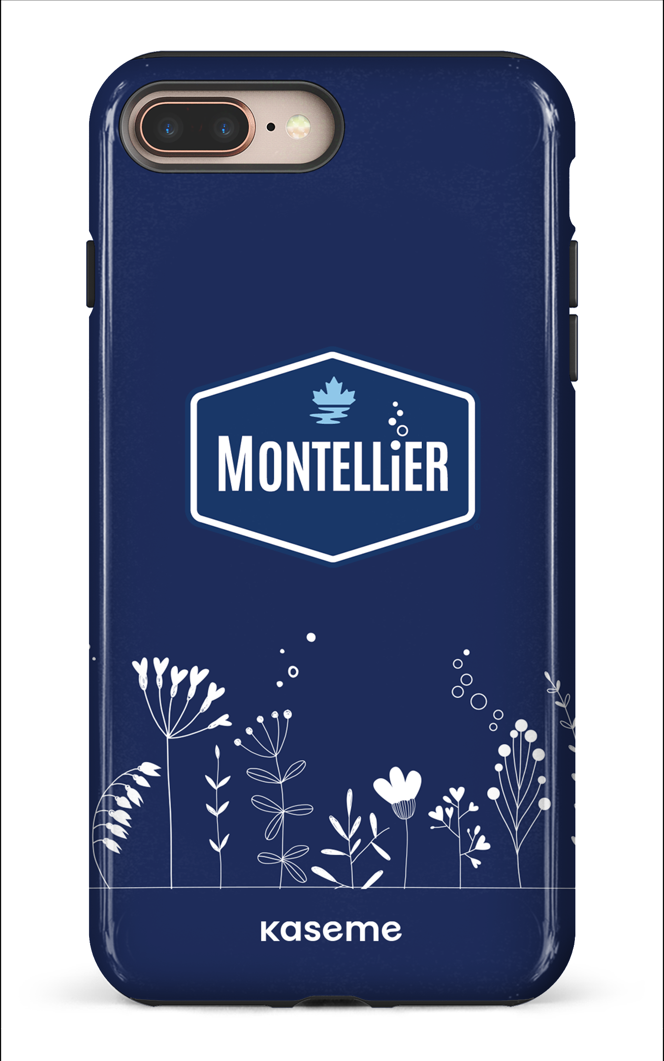 iPhone 8 Plus Tough Montellier Fleurs -