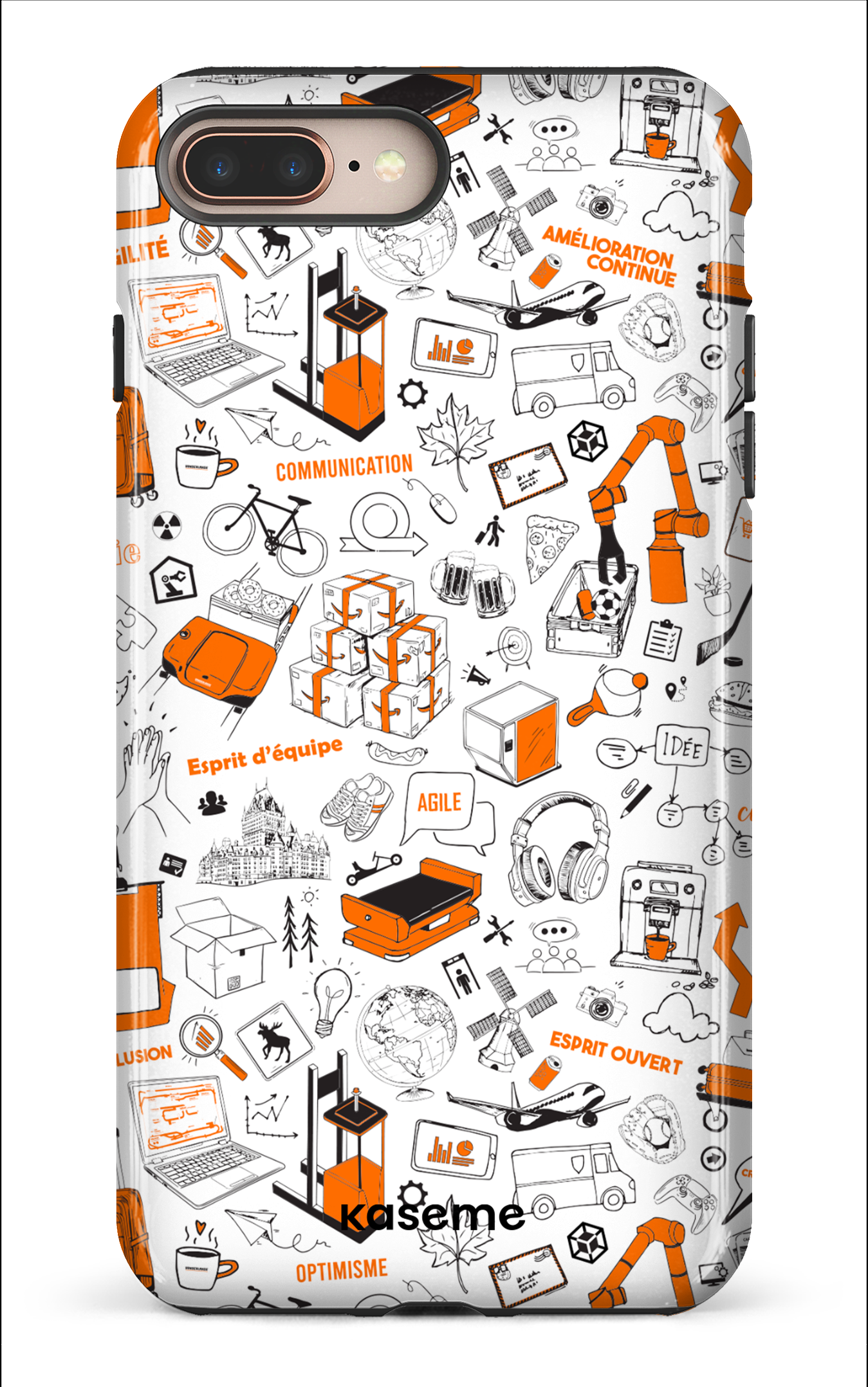 iPhone 8 Plus Tough Murale Vanderlande -
