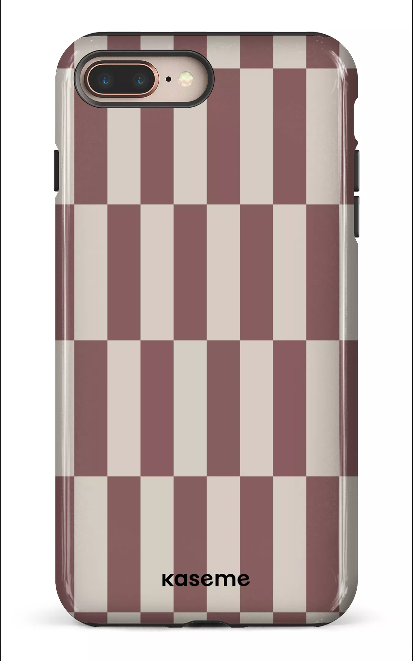 iPhone 8 Plus Tough Structured Brown -