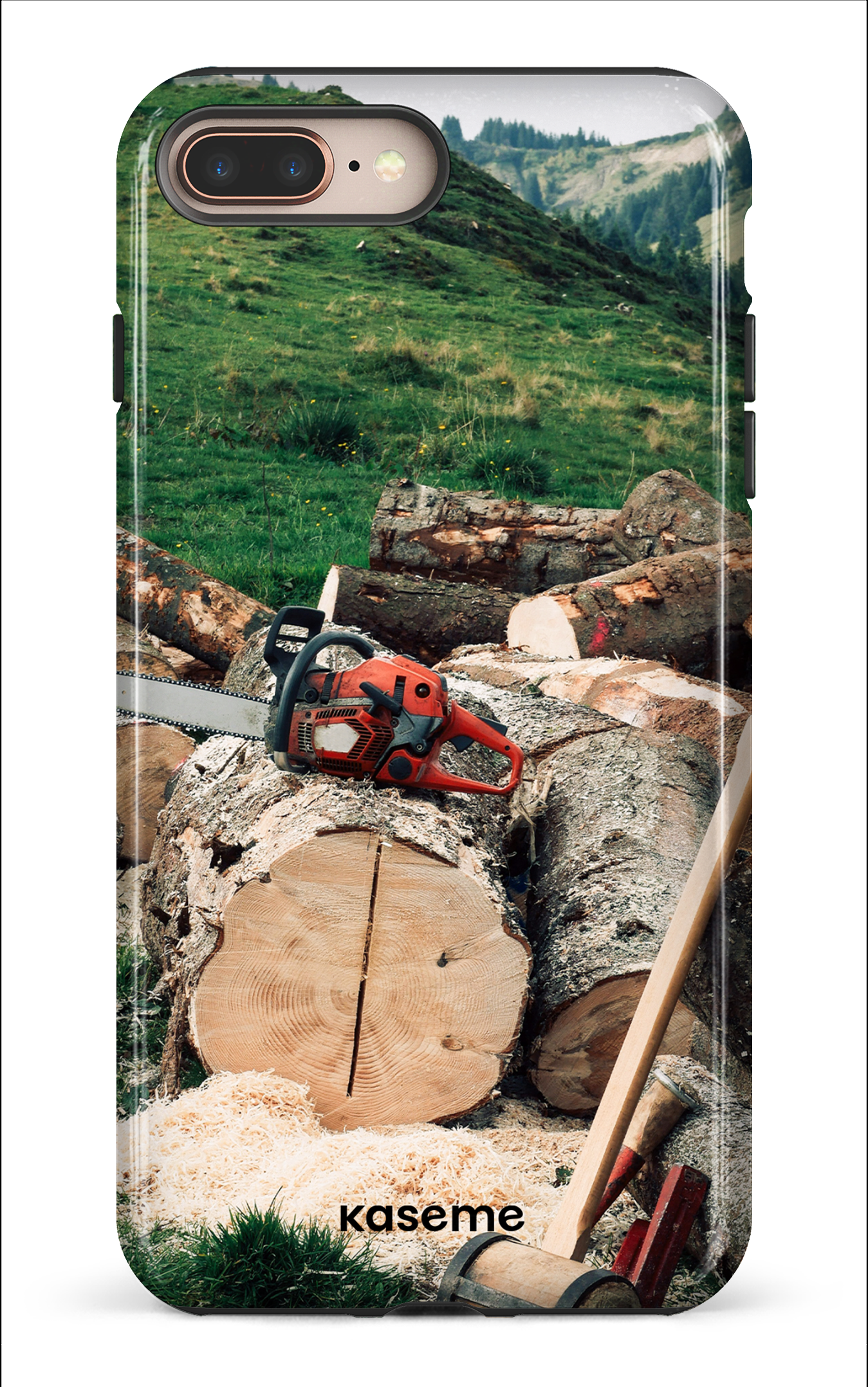 iPhone 8 Plus Tough Timber Cut -